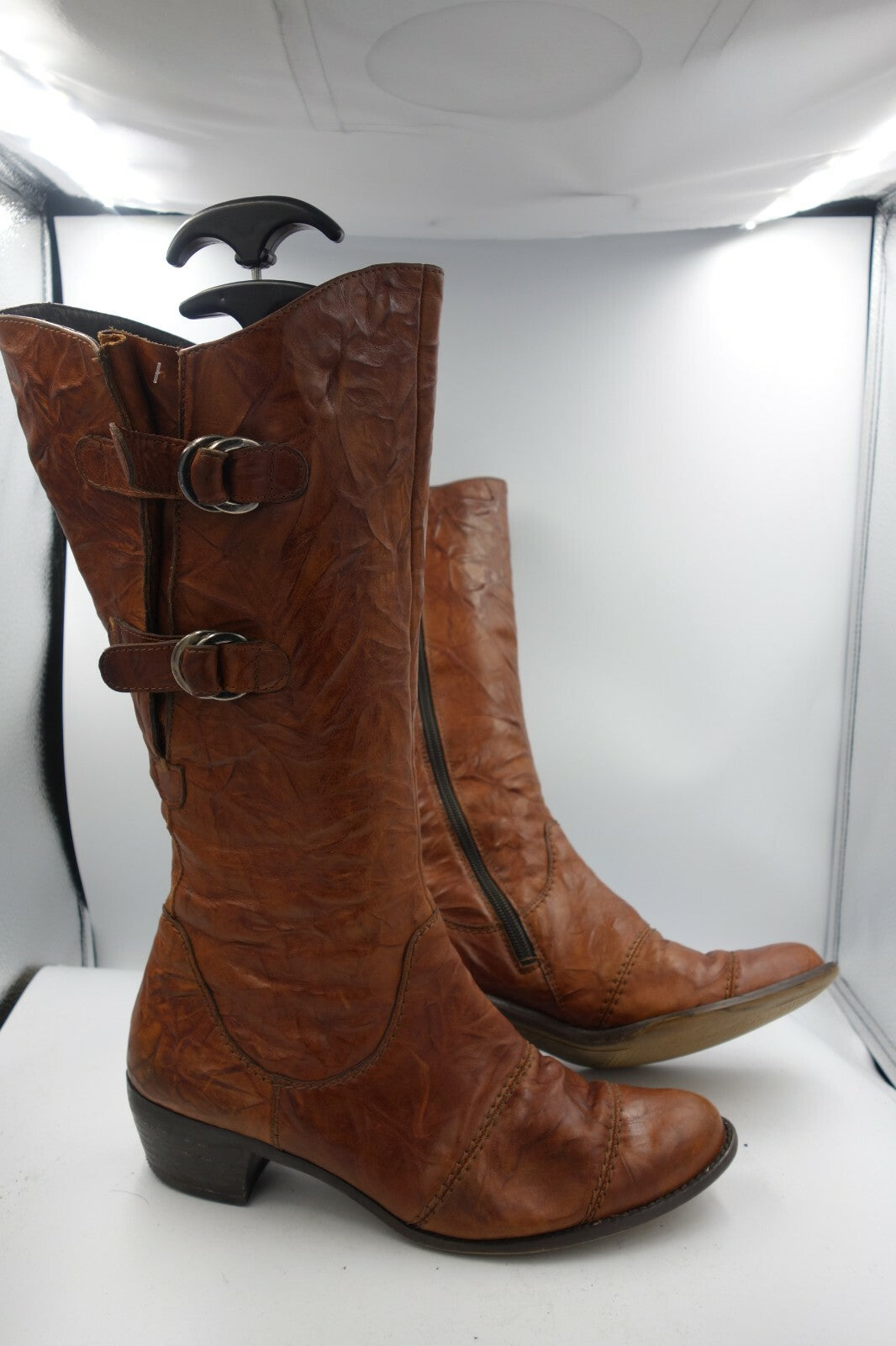 ES0663 Damen Stiefel von Paul Green, braun, Gr. 61