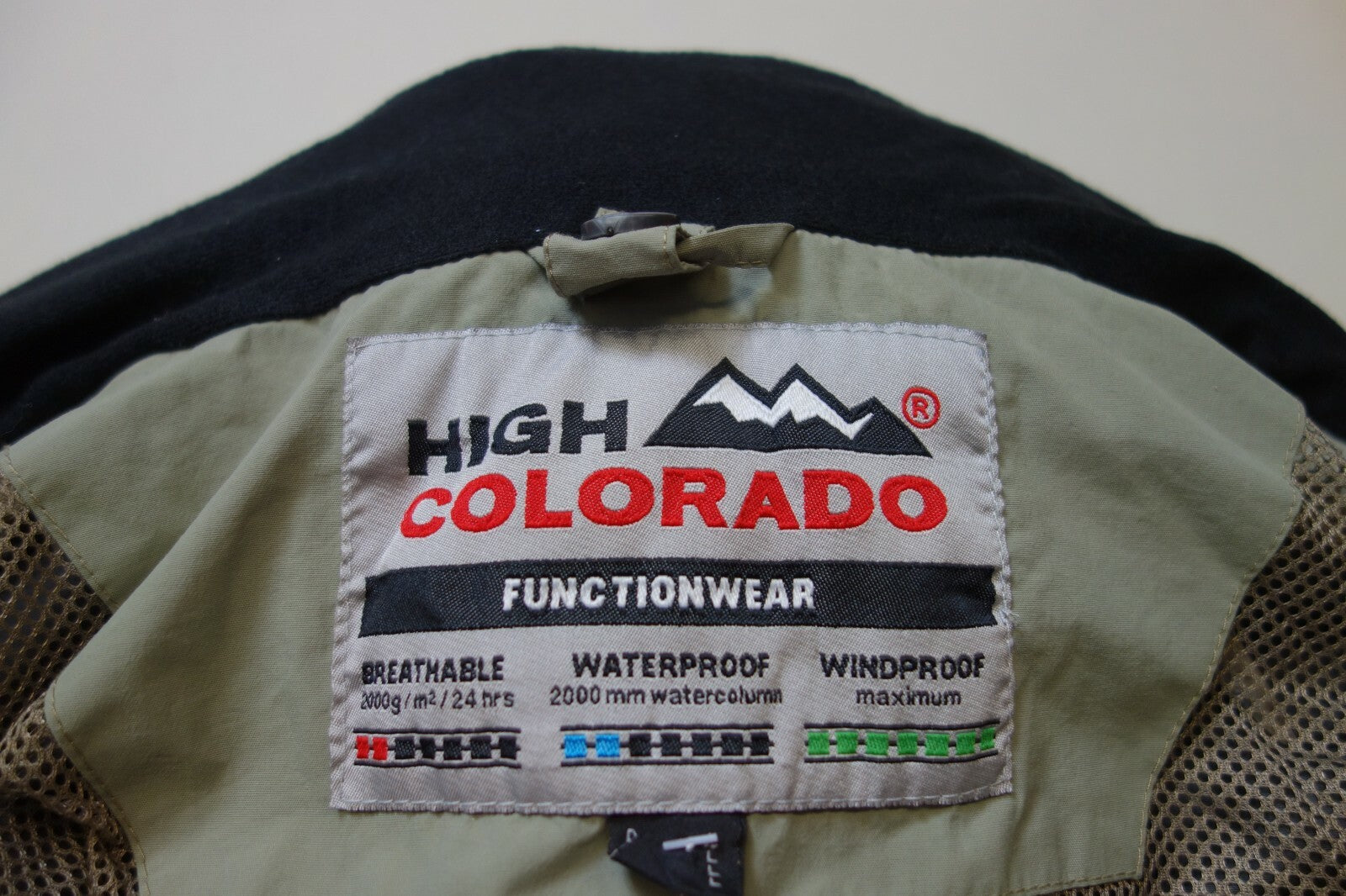 EK2095 Herren Regenjacke von High Colorado, grün, L5