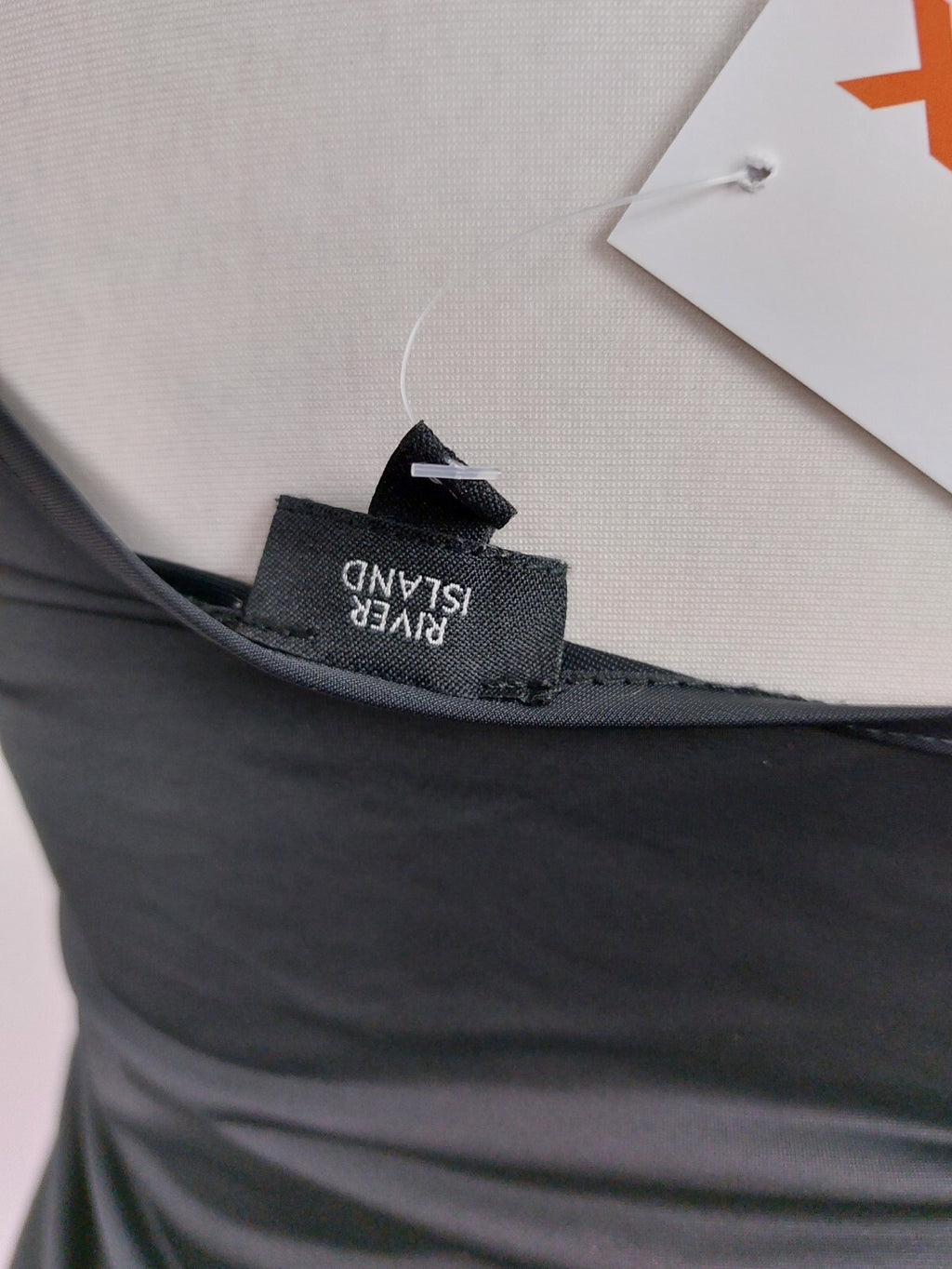 EK5113 Damen Top von River Island, schwarz, Gr. XS4