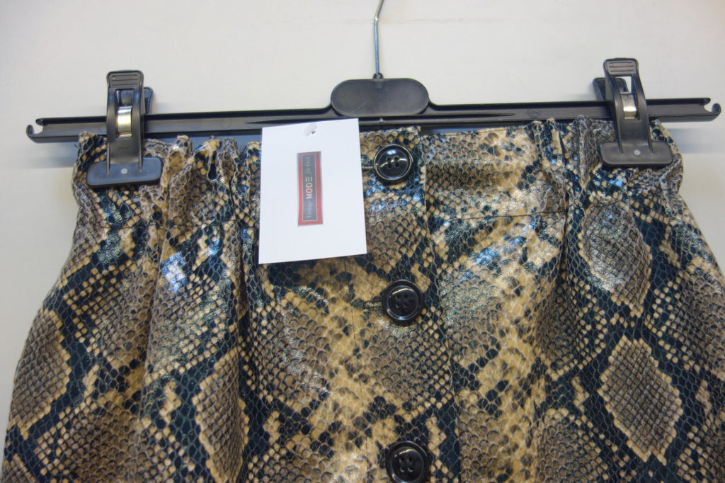 EK2575 Damen Rock von Zara, Schlangenlederoptik, Gr. XS1