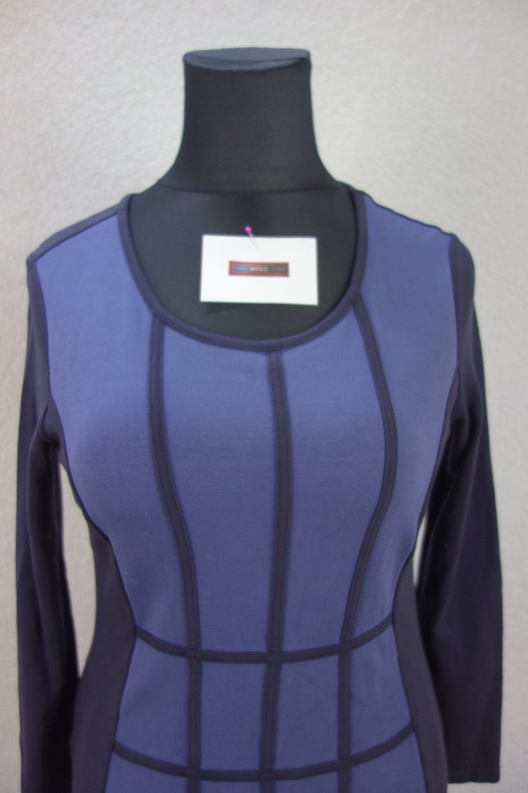 EK1995 Damen Kleid von Qiero, blau7schwarz, gr. 421