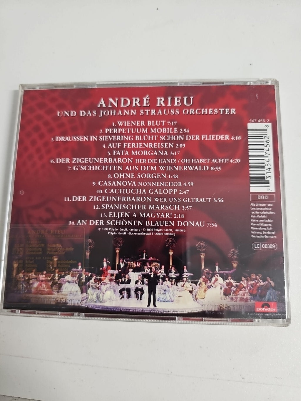 EB1130 CD ANDRE RIEU – "100 Jahre Strauß"  NEU3