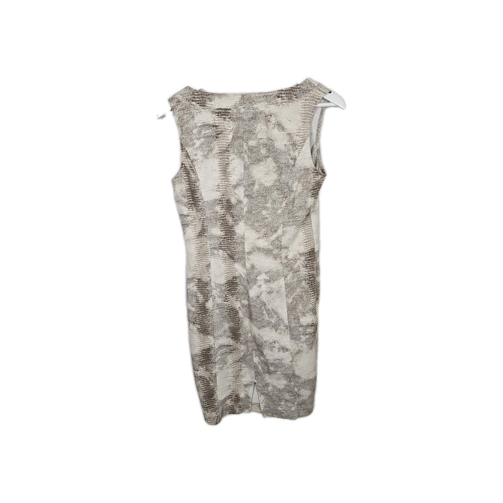 EK5903 Damen Kleid Made In Italy Gr.42 Silber Brustumfang 40cm Länge 91cm2