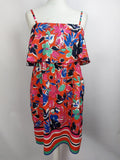 EK4650 Damen Kleid von MJ Queen, rot, Gr.M0