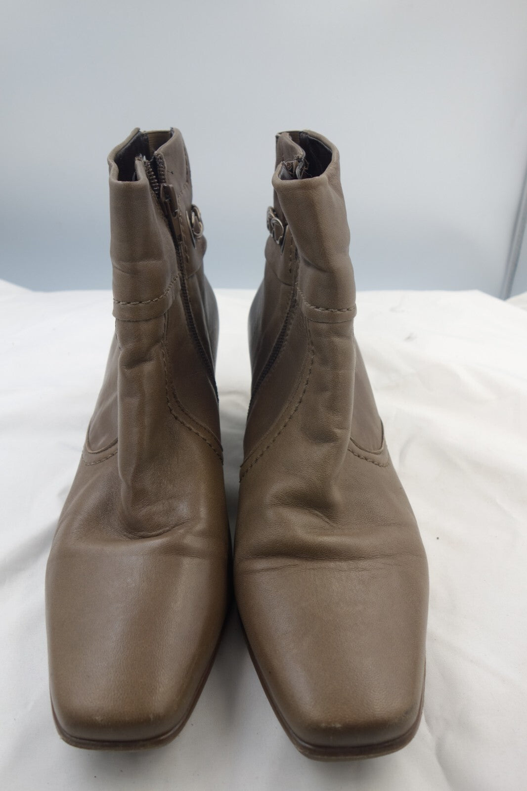 ES0373 Damen Stiefeletten von Luftpolster, braun, Gr. 5 (38)1