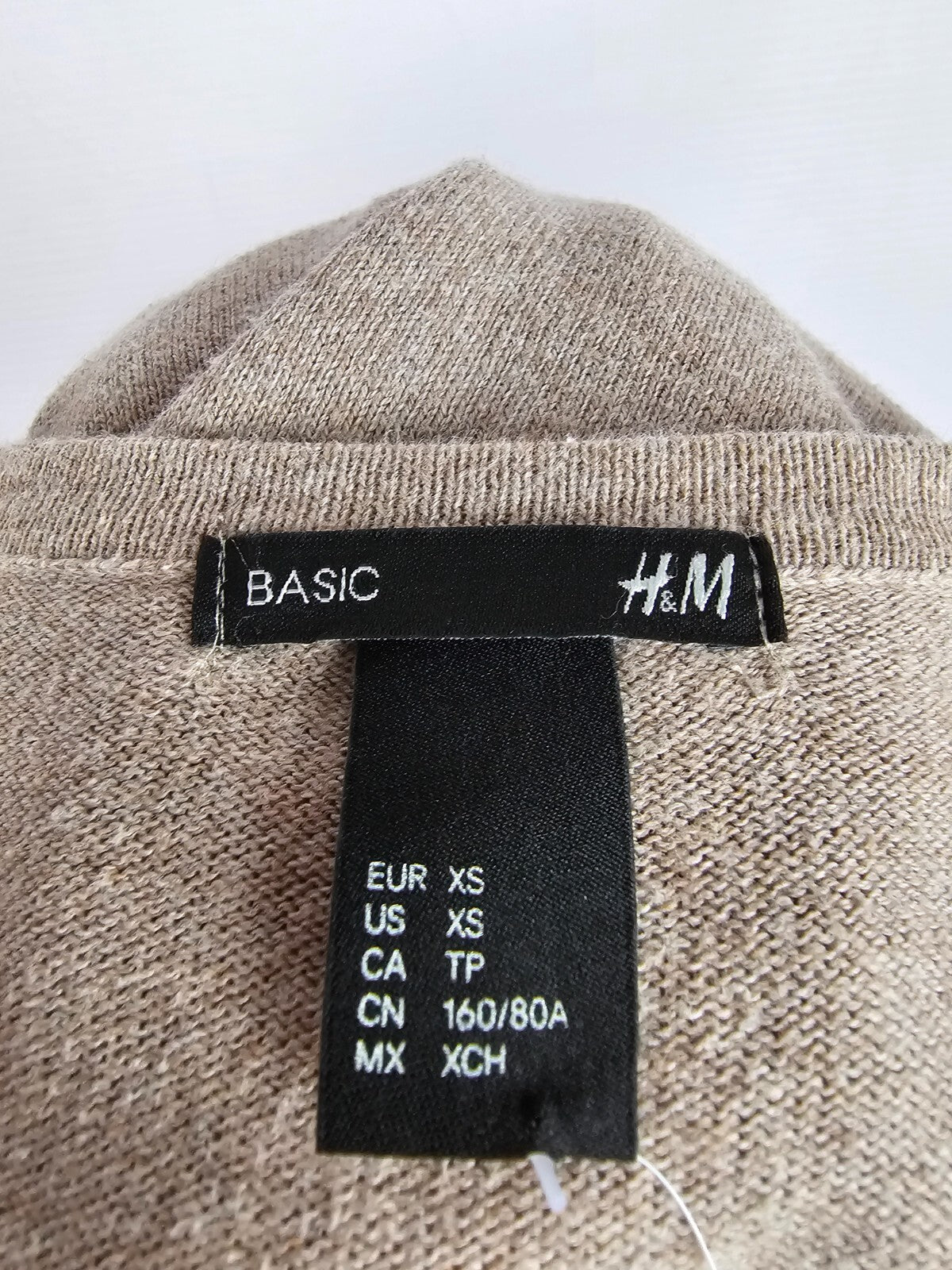 EK5577 Damen Strickjacke von H&M, roségrau, Gr. XS5