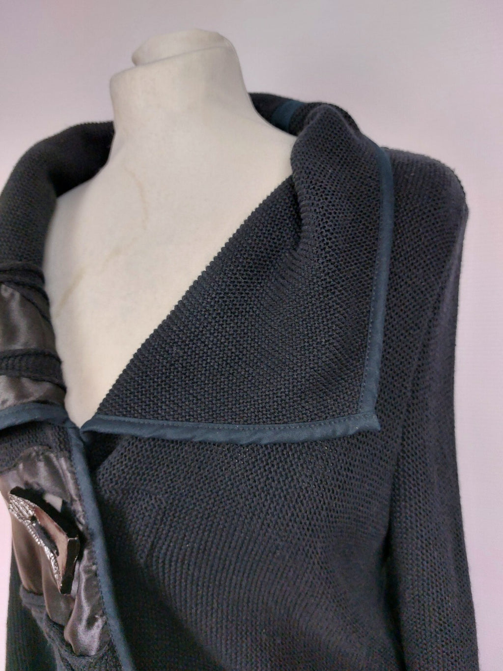 EK4674 Damen Strickjacke von Peter Luft, schwarz, Gr. M4
