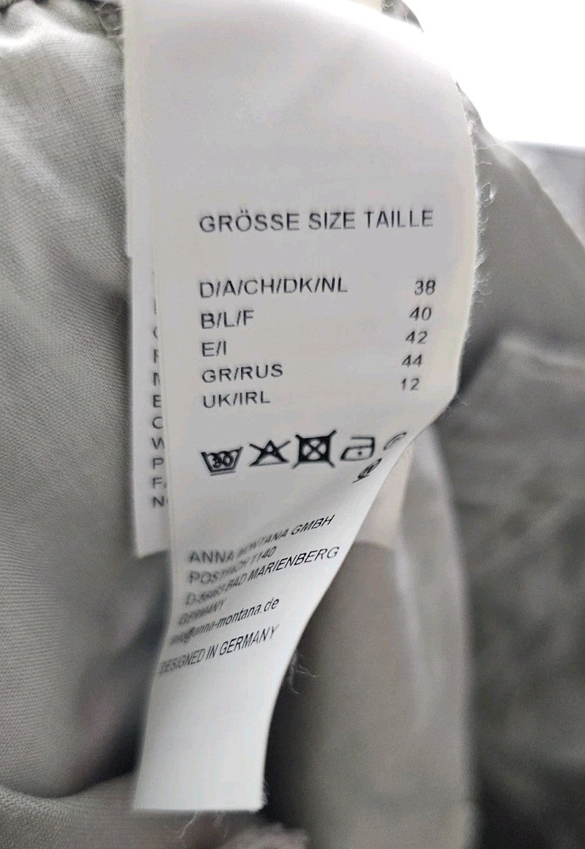 EK9088 Damen Hose von Anna Montana, Hellgrün/Beige, Gr. 385