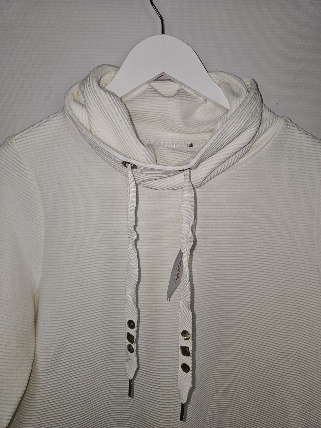 EK6913 Damen Rollkragen Pullover, Weiß, Gr.L1
