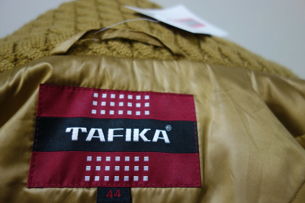 EK0780 Damen gefütterte Jacke von Tafika, grün/gold, 445