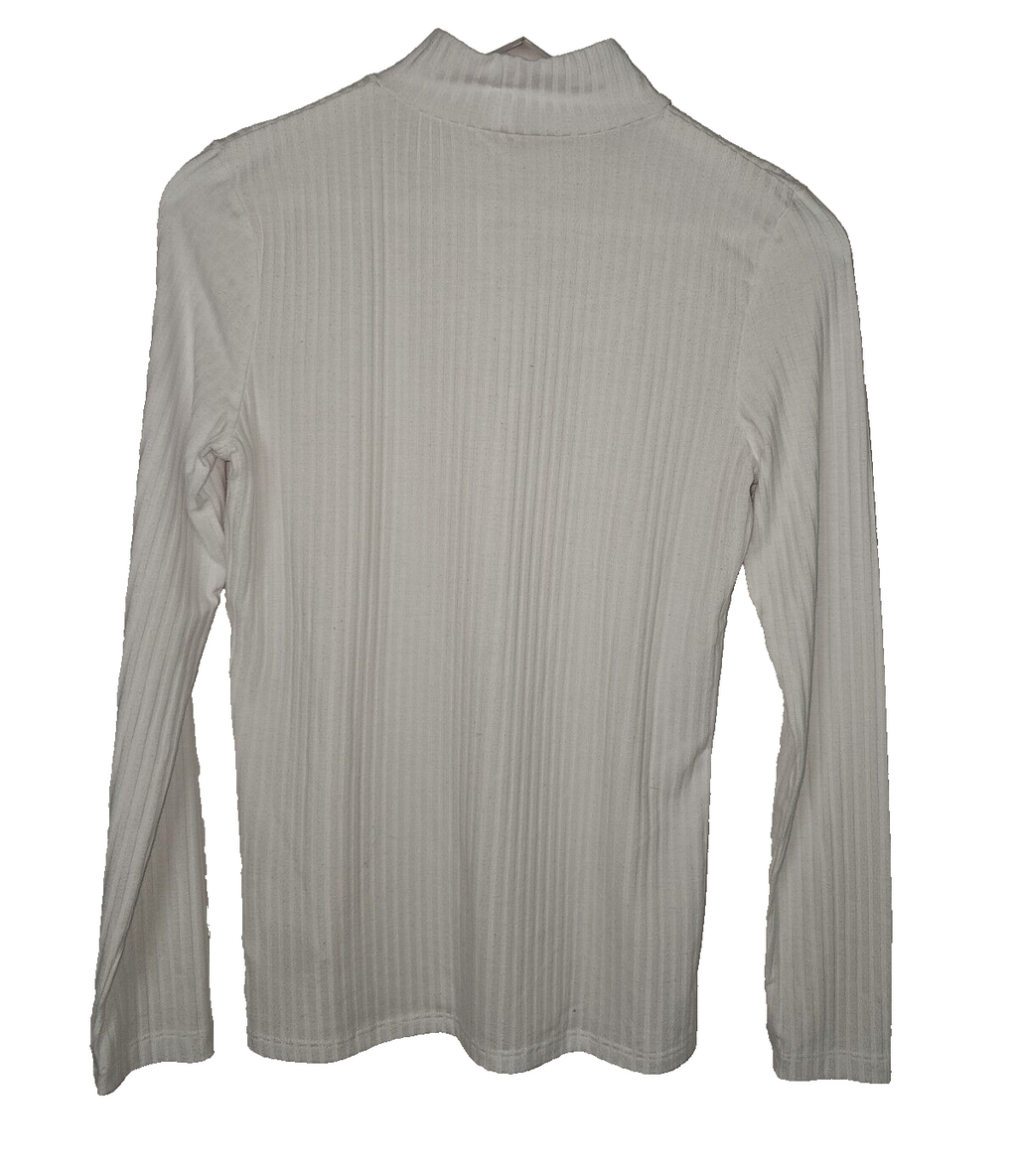 EK6882 Damen Rollkragenpullover von C&A, Weiß, Gr.S1