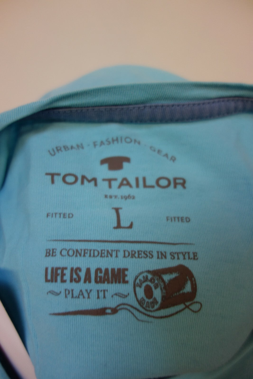 EK0946 Herren T-Shirt von Tom Tailor, blau, Gr. L4