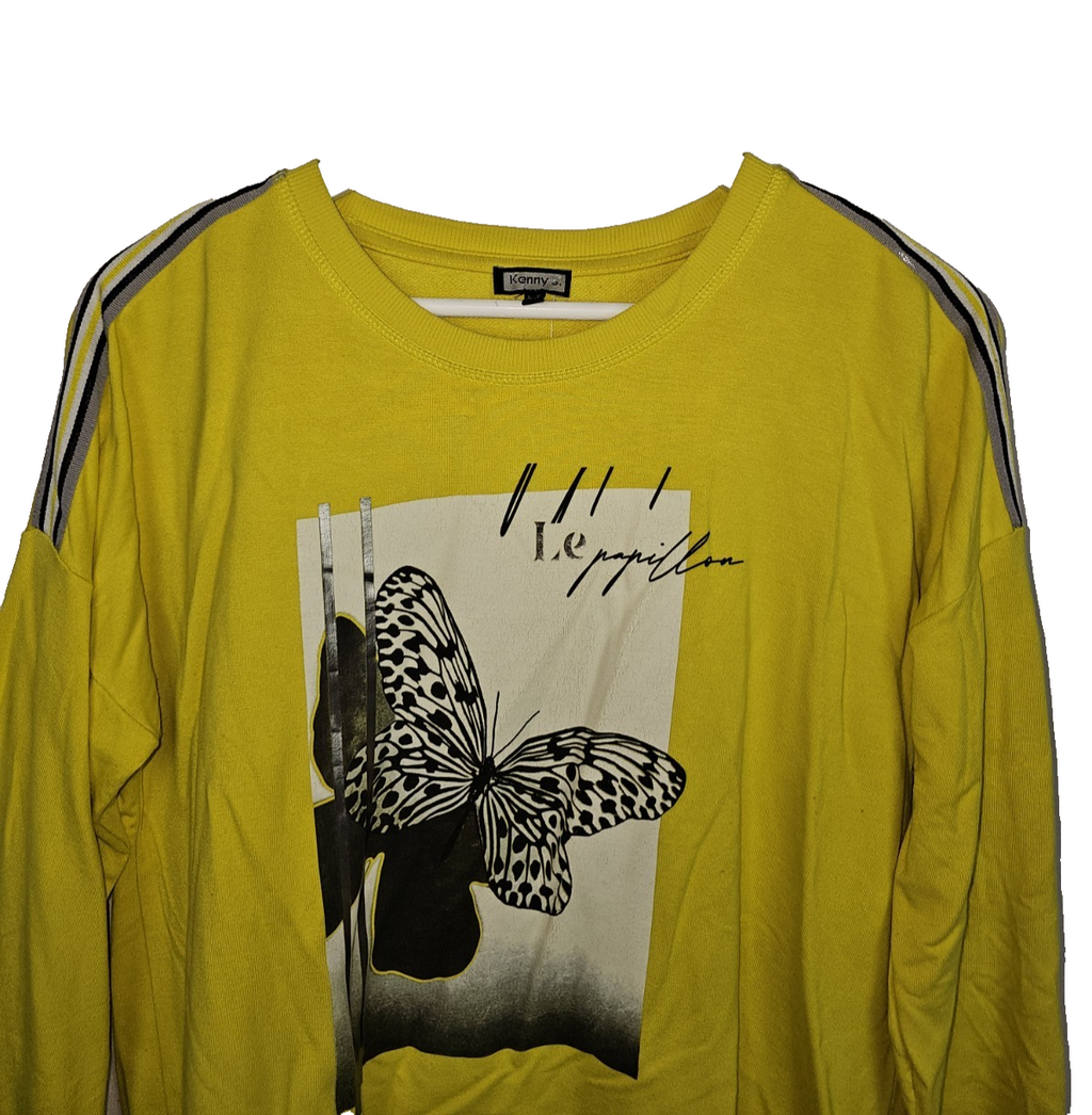 EK7621 Damen Sweatshirt von Kenny S., Gelb, Gr.361
