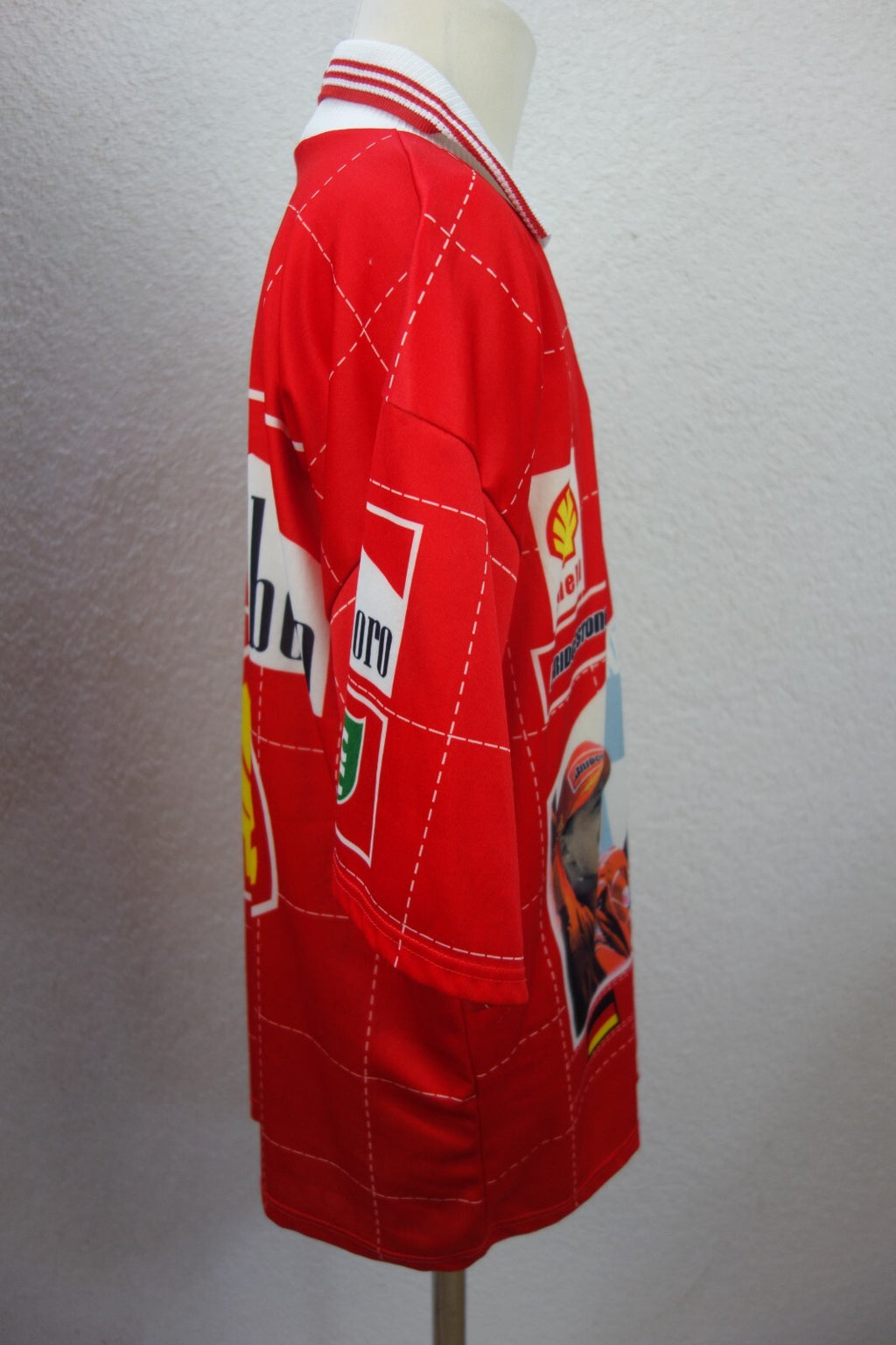 EK4231 Jungen T-Shirt, rot, Gr. 164 Ferrari Trikot3