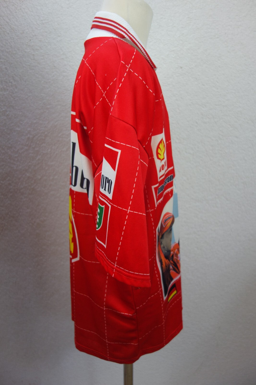 EK4231 Jungen T-Shirt, rot, Gr. 164 Ferrari Trikot3