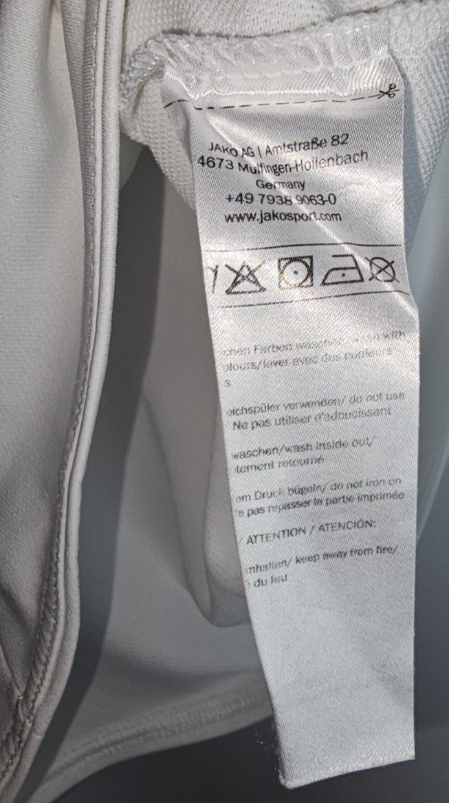 EK7616 Jungen Tshirt von Jako, weiß, Gr.1288