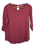 EK7601 Damen Sweatshirt von edc, Weinrot, Gr. S0
