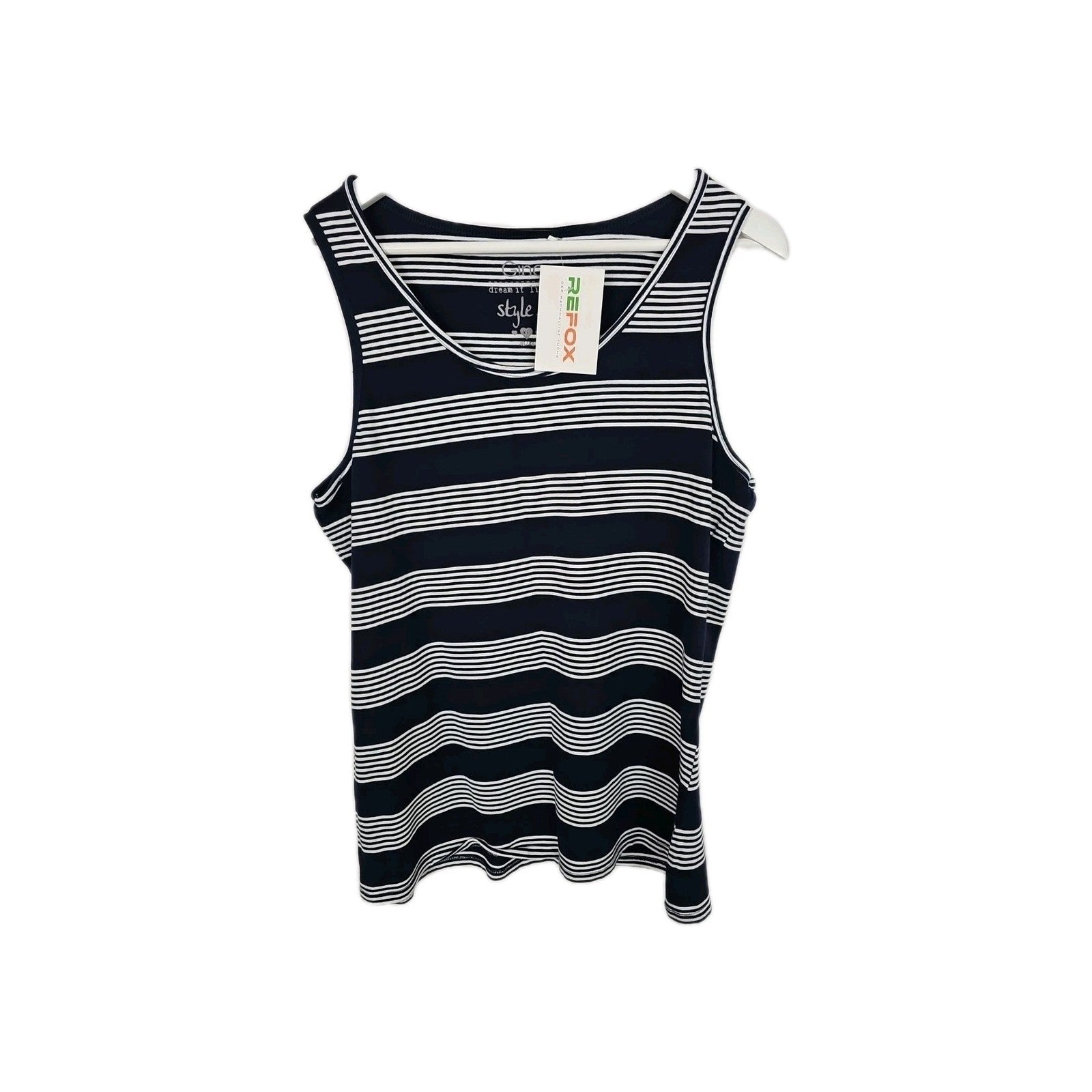 EK9788 Damen T-Shirt Gina Gr.XL Blau Gestreift0