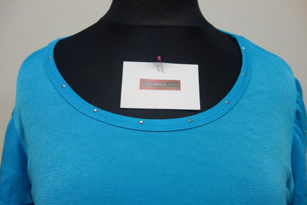 EK2622 Damen Oberteil Größe 48/50 blau2