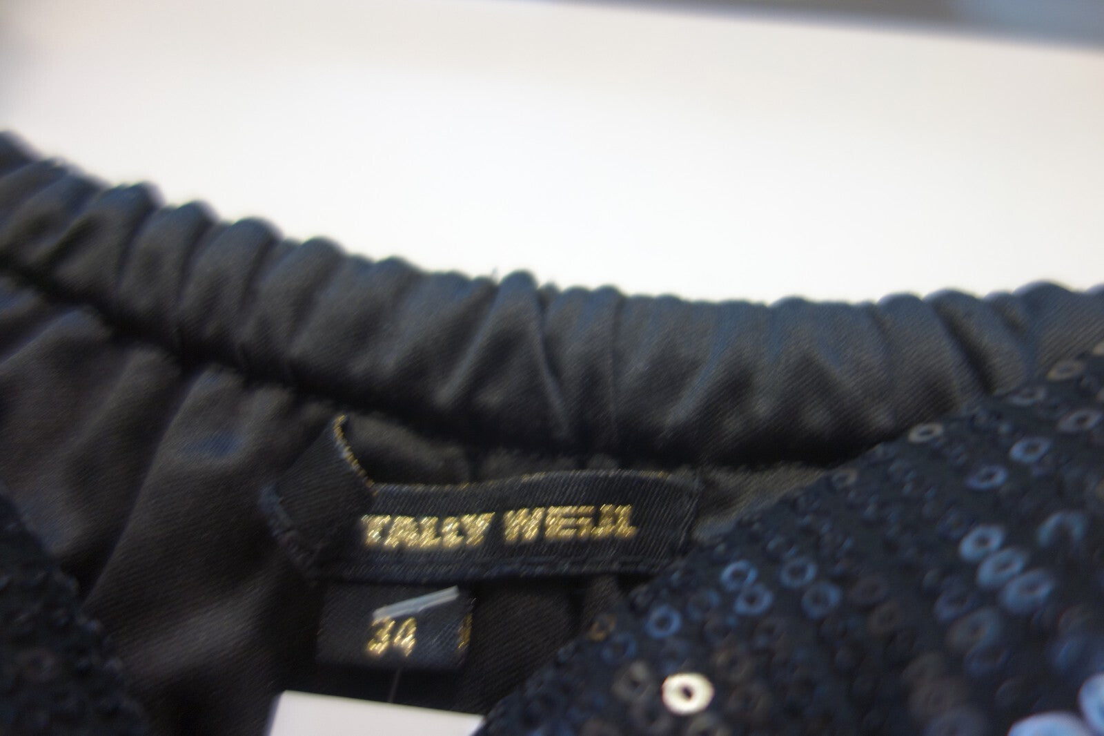 EK0923 Damen Kleid von Tally Weijl, schwarz, Gr. 343