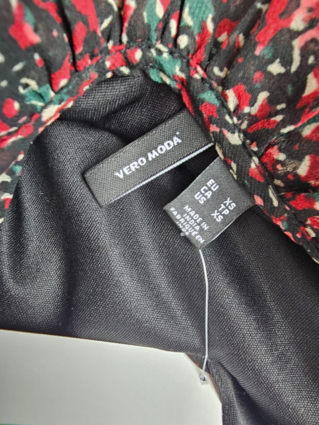 EK5543 Damen Kleid von Vero Moda, rot-schwarz, Gr.XS7