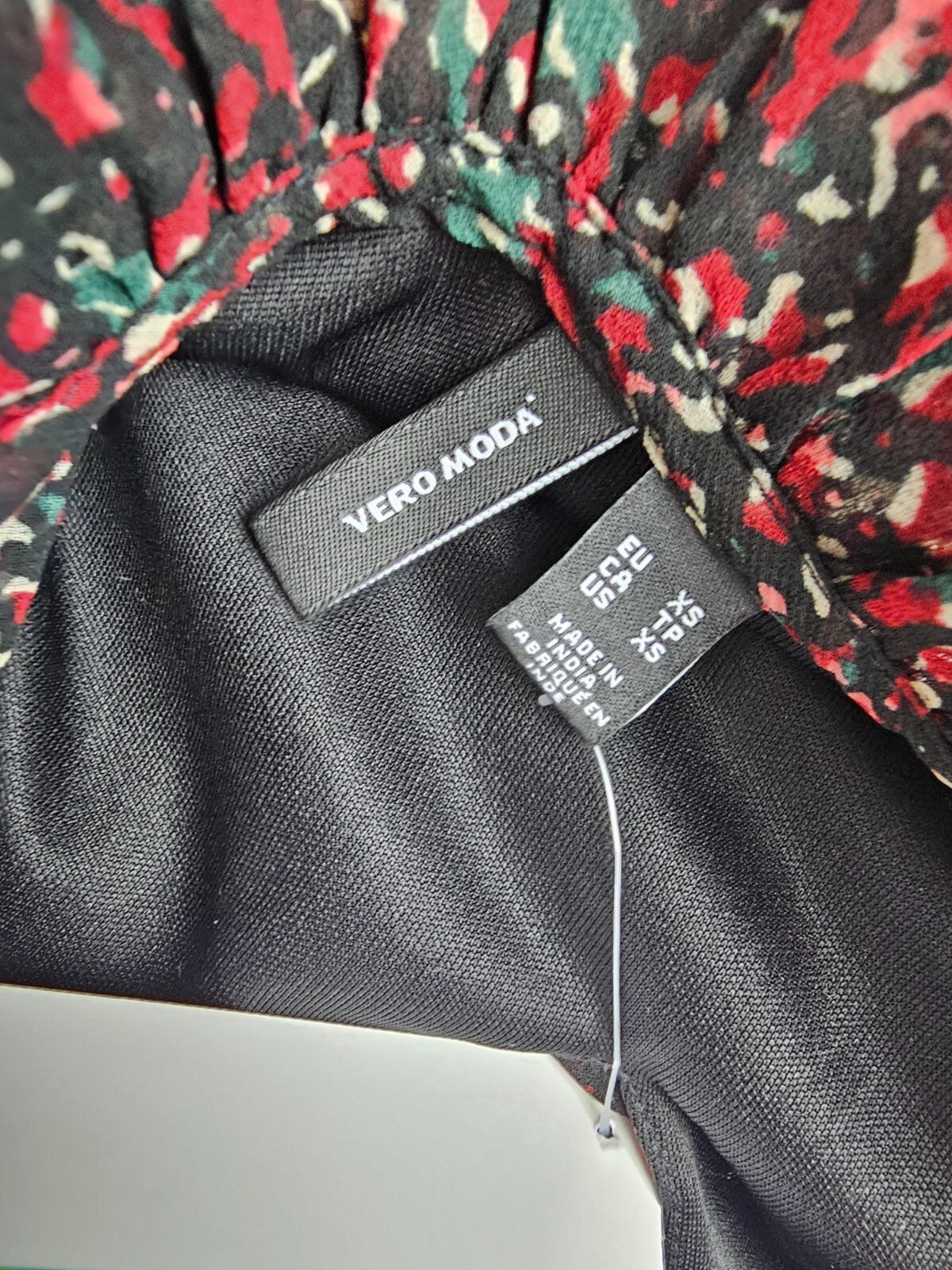 EK5543 Damen Kleid von Vero Moda, rot-schwarz, Gr.XS7