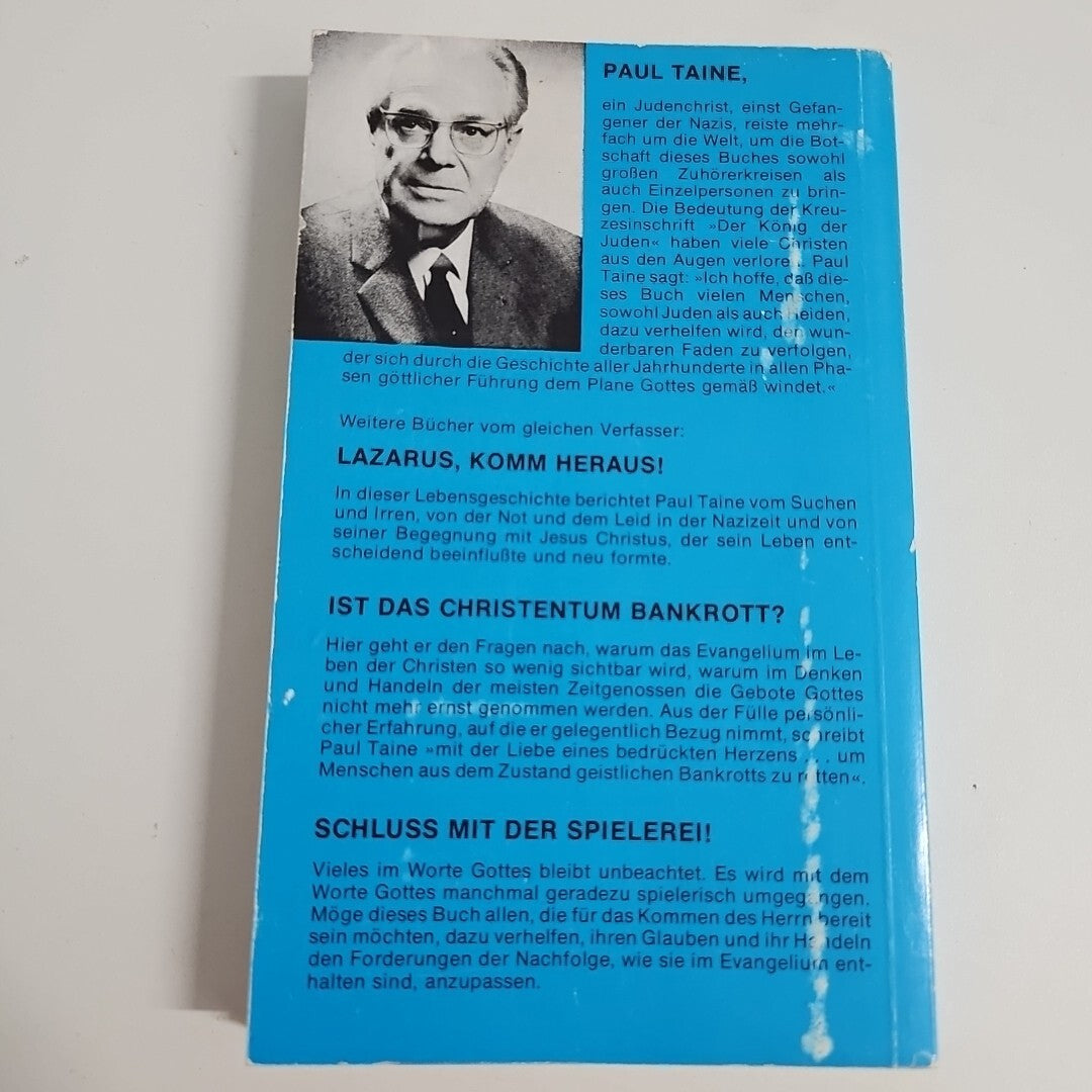 EN1784 Der König der Juden. Für wen haltet ihr mich? von Paul Taine1