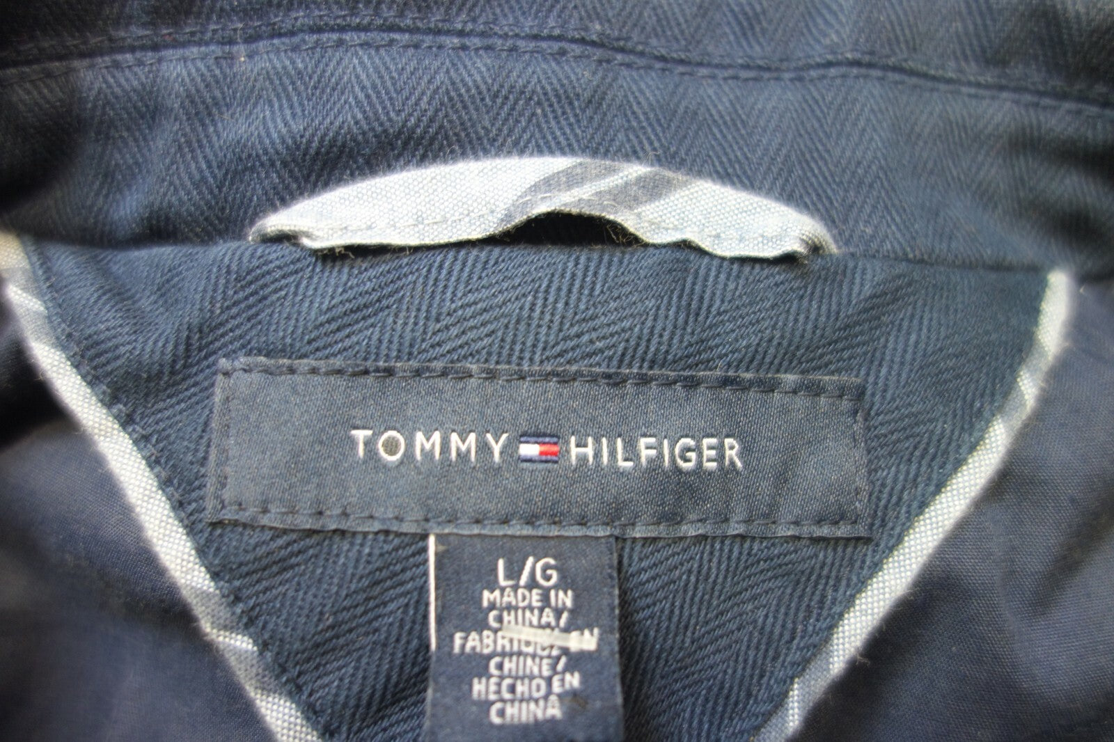 EK0849 Herren Jackett von Tommy Hilfiger, blau, Gr. L5