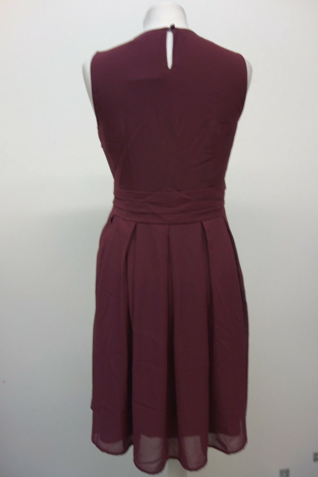 EK1127 Damen Kleid von Street One, dunkelrot, Gr. 344