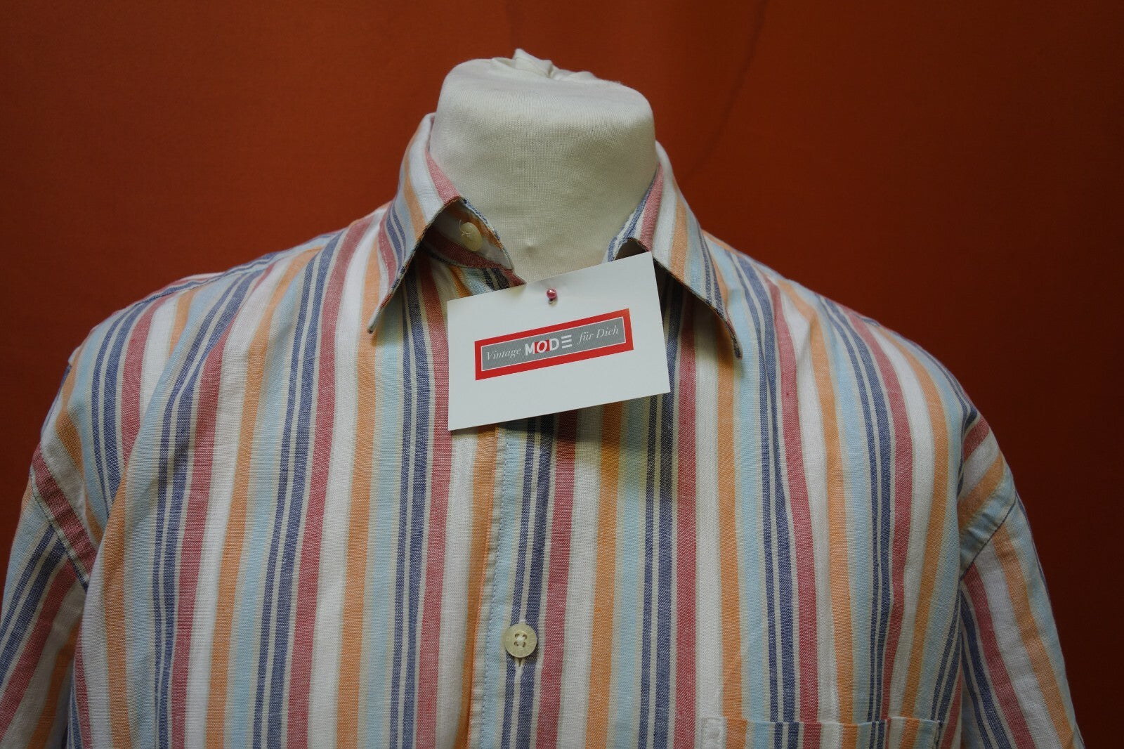 EK0246 Herren Hemd von Burlington, gestreift, L1