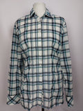 EK4058 Damen Bluse von Tommy Hilfiger, grün-weiß, Gr.10(M)0