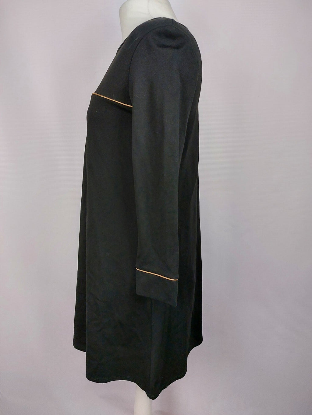 EK4917 Damen Kleid made in Italy, schwarz, Gr. S3
