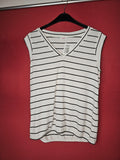 EK6433 Damen Shirt von s.Oliver, weiß-schwarz, Gr.380