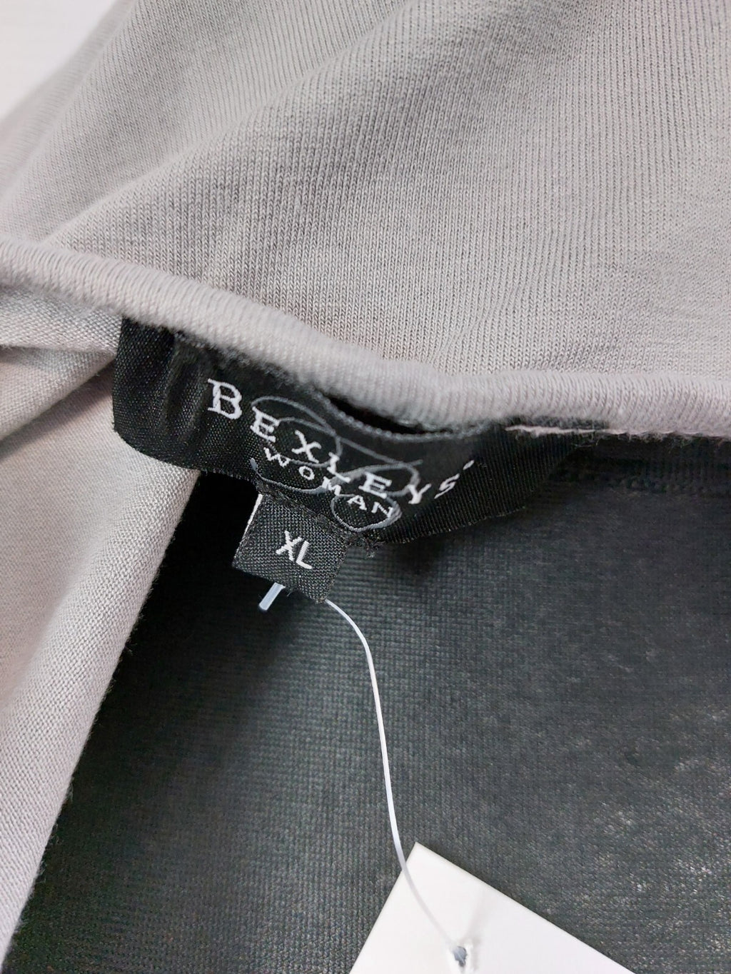 EK3436 Damen Shirt von Bexleys, grau mit Strasssteinen, Gr.XL5