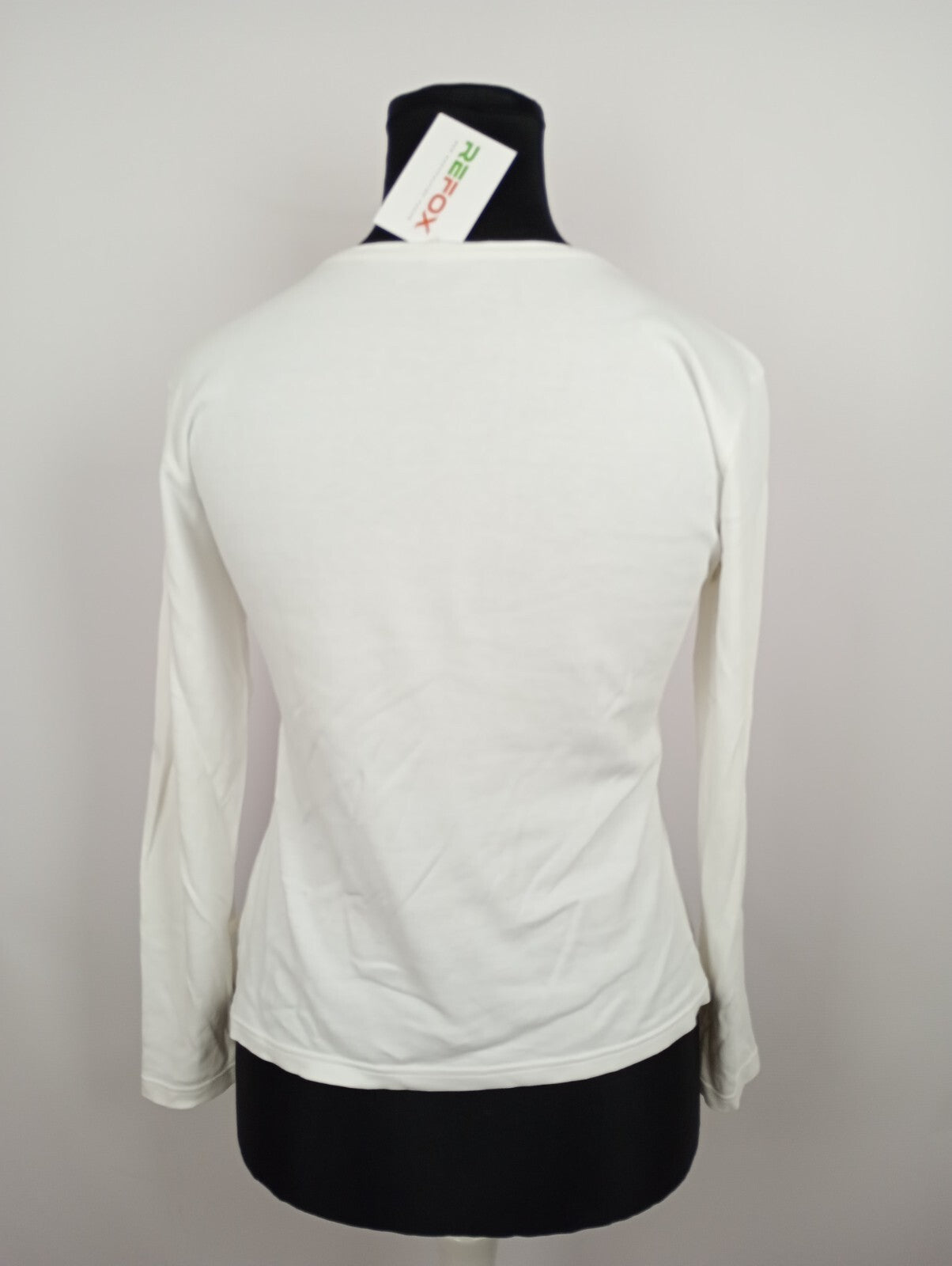 EK5333 Damen Langarmshirt von Street One, weiß, Gr. 444