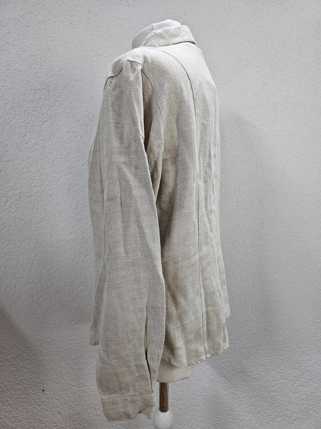 EK5801 Damen Leinenbluse von Feelings, flaxfarben, Gr. 422