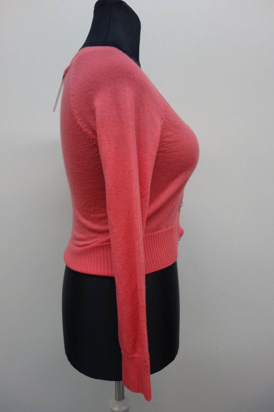 EK4646 Damen Strickjacke von H&M, Koralle, Gr. M3
