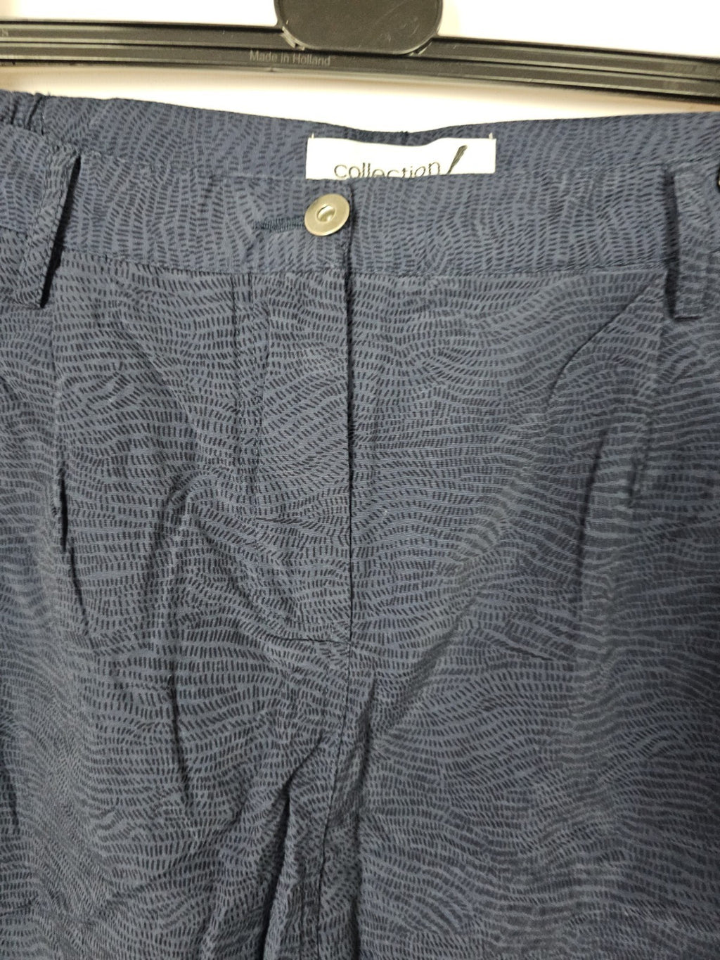 EK3163 Damen Rock von CollectionL Mit Unterhose, Gr. 46, Blau1
