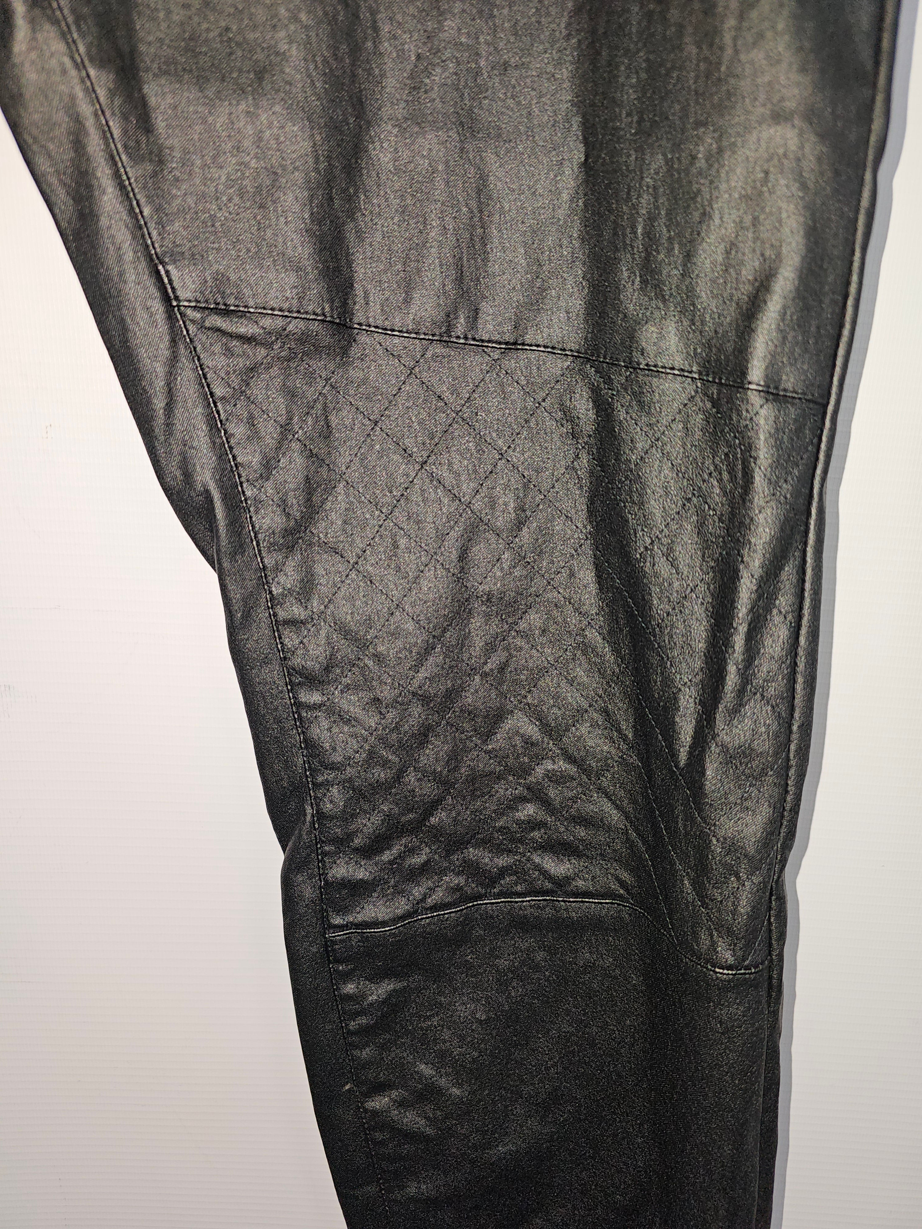 EK13277 Damen Lederhose von Rainbow, Schwarz, Gr. 44