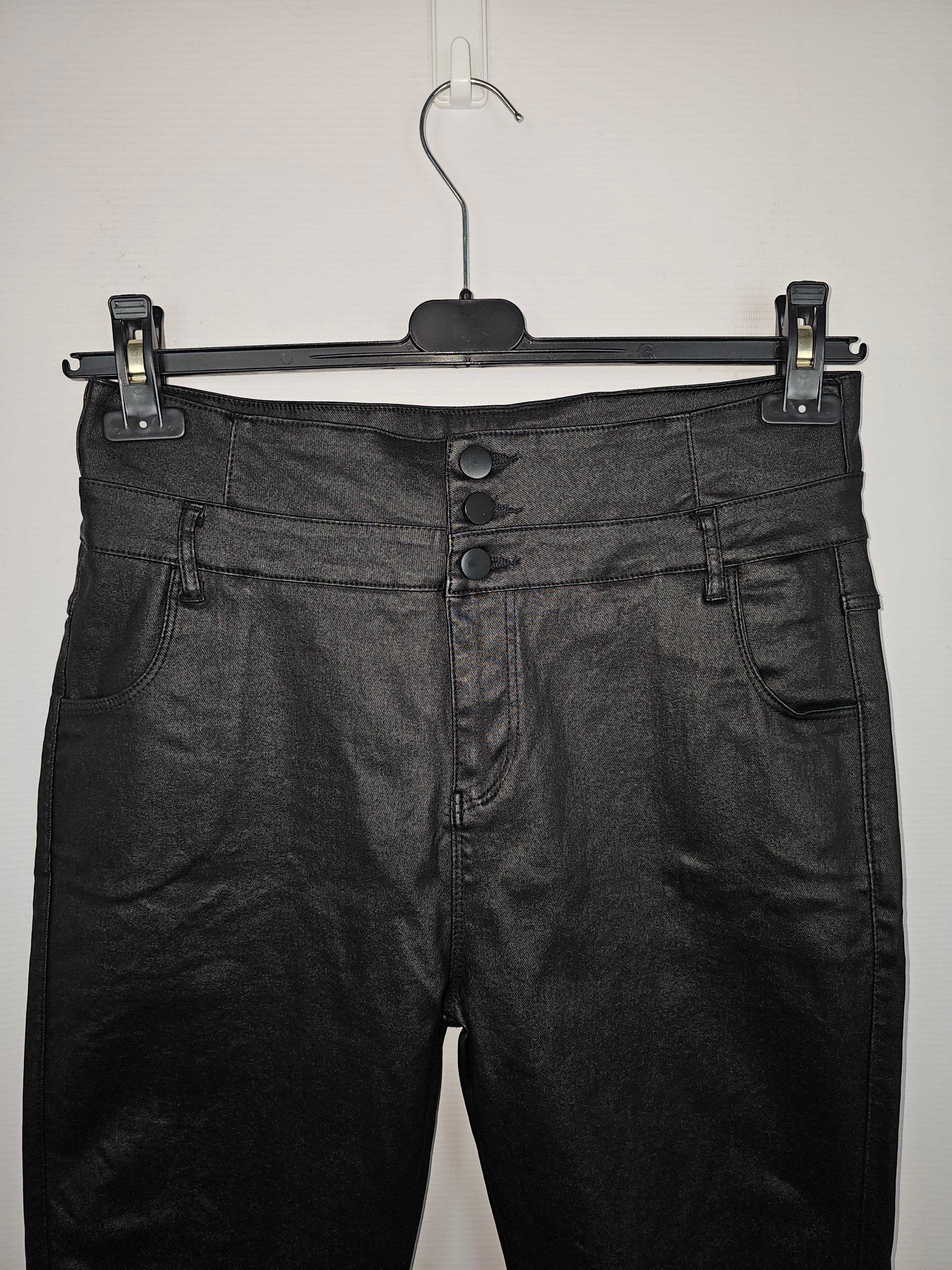 EK13274 Damen Lederhose, Schwarz, Gr. XL