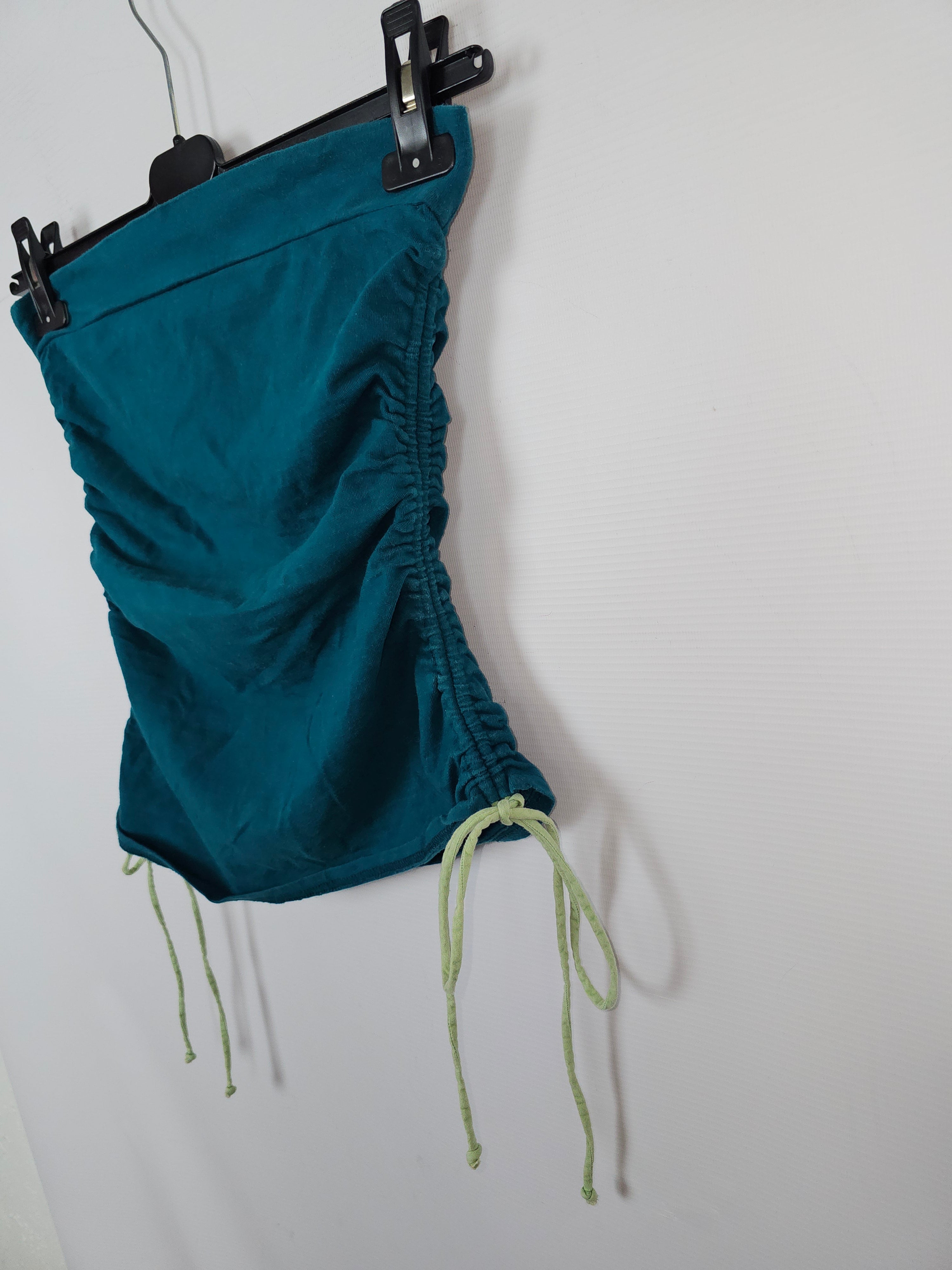 EK13266 Damen Top - Trägerlos von Tranquillo, Türkis, Gr.XS
