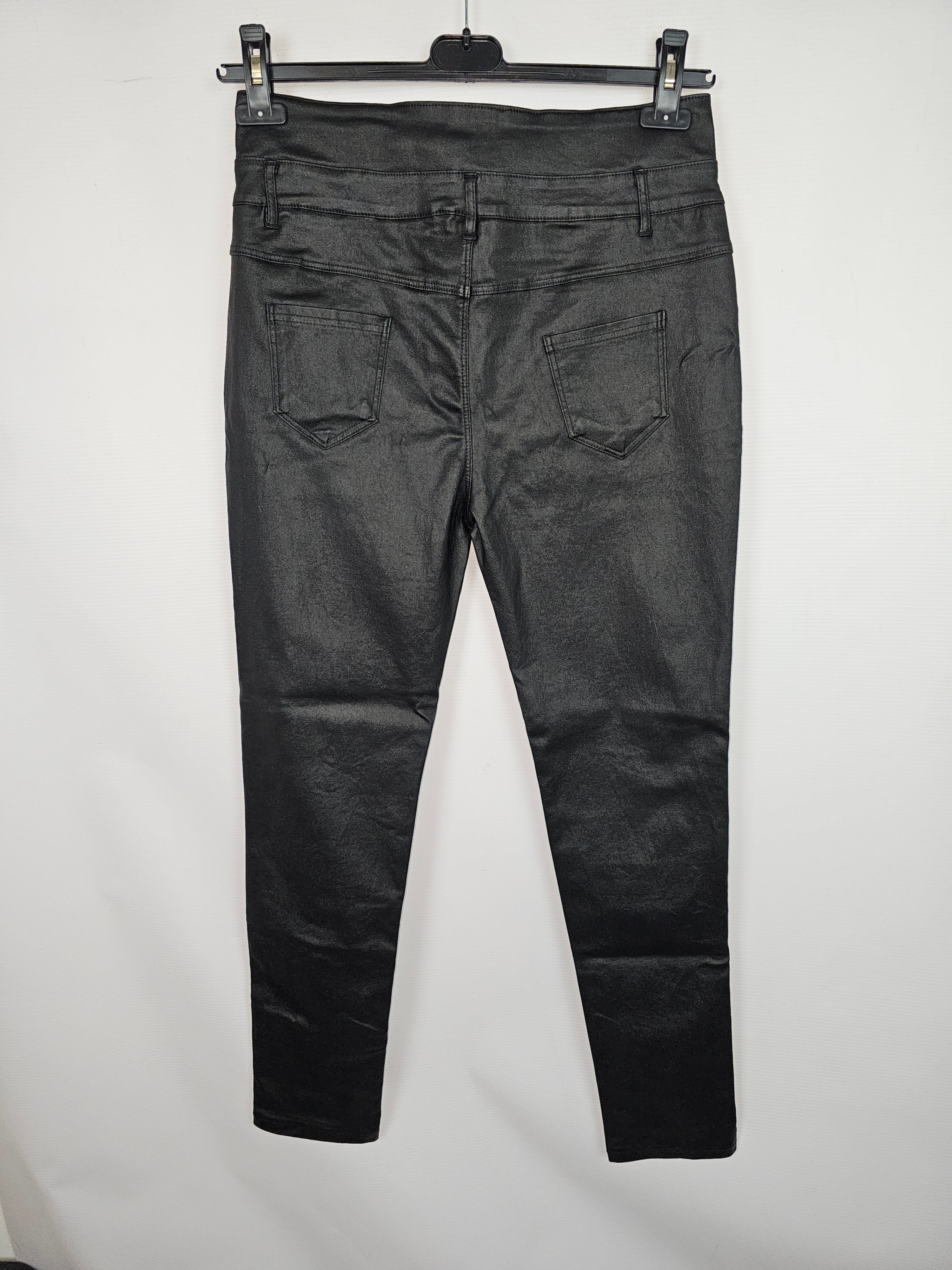 EK13274 Damen Lederhose, Schwarz, Gr. XL