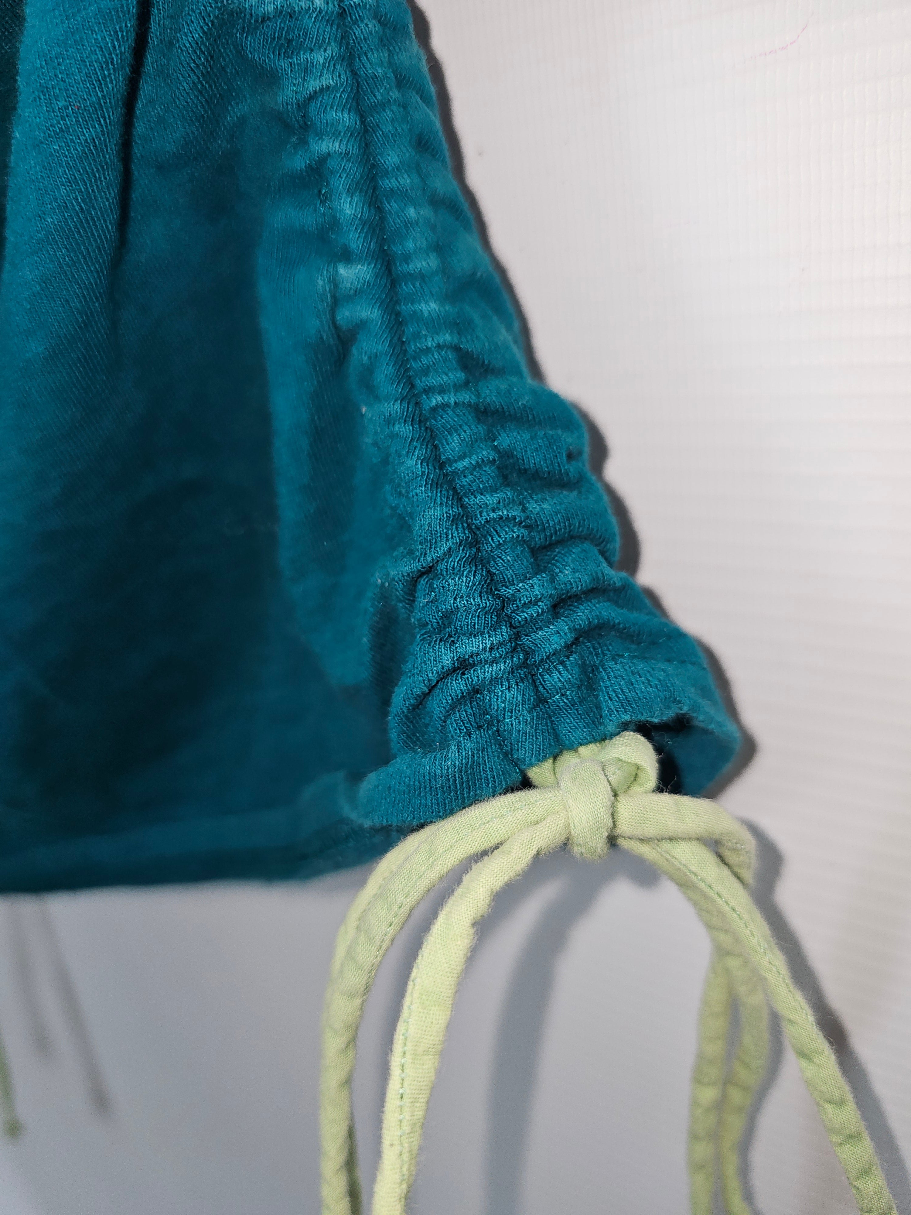 EK13266 Damen Top - Trägerlos von Tranquillo, Türkis, Gr.XS
