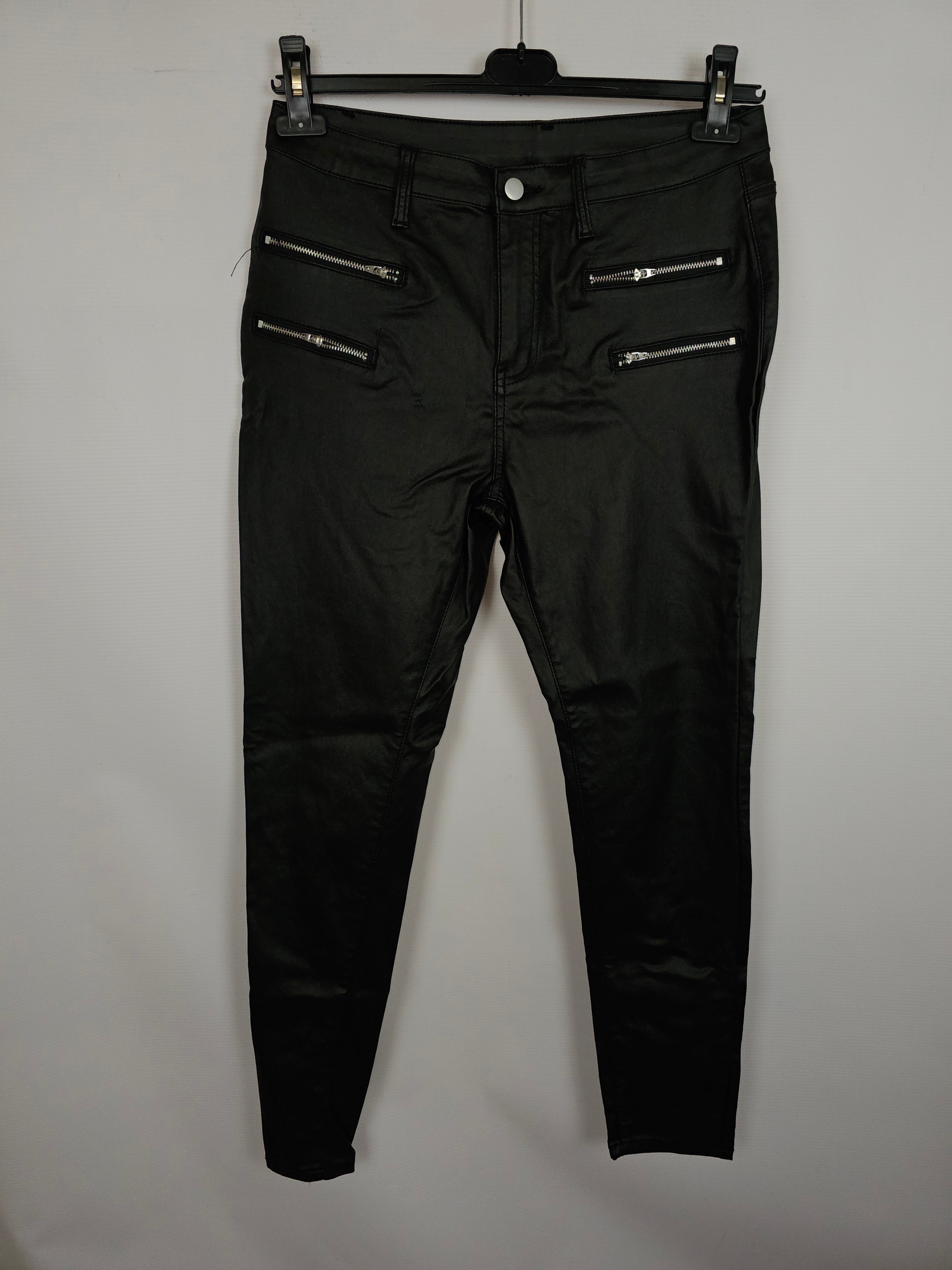 EK13279 Damen Lederhose, Schwarz, Gr. XL