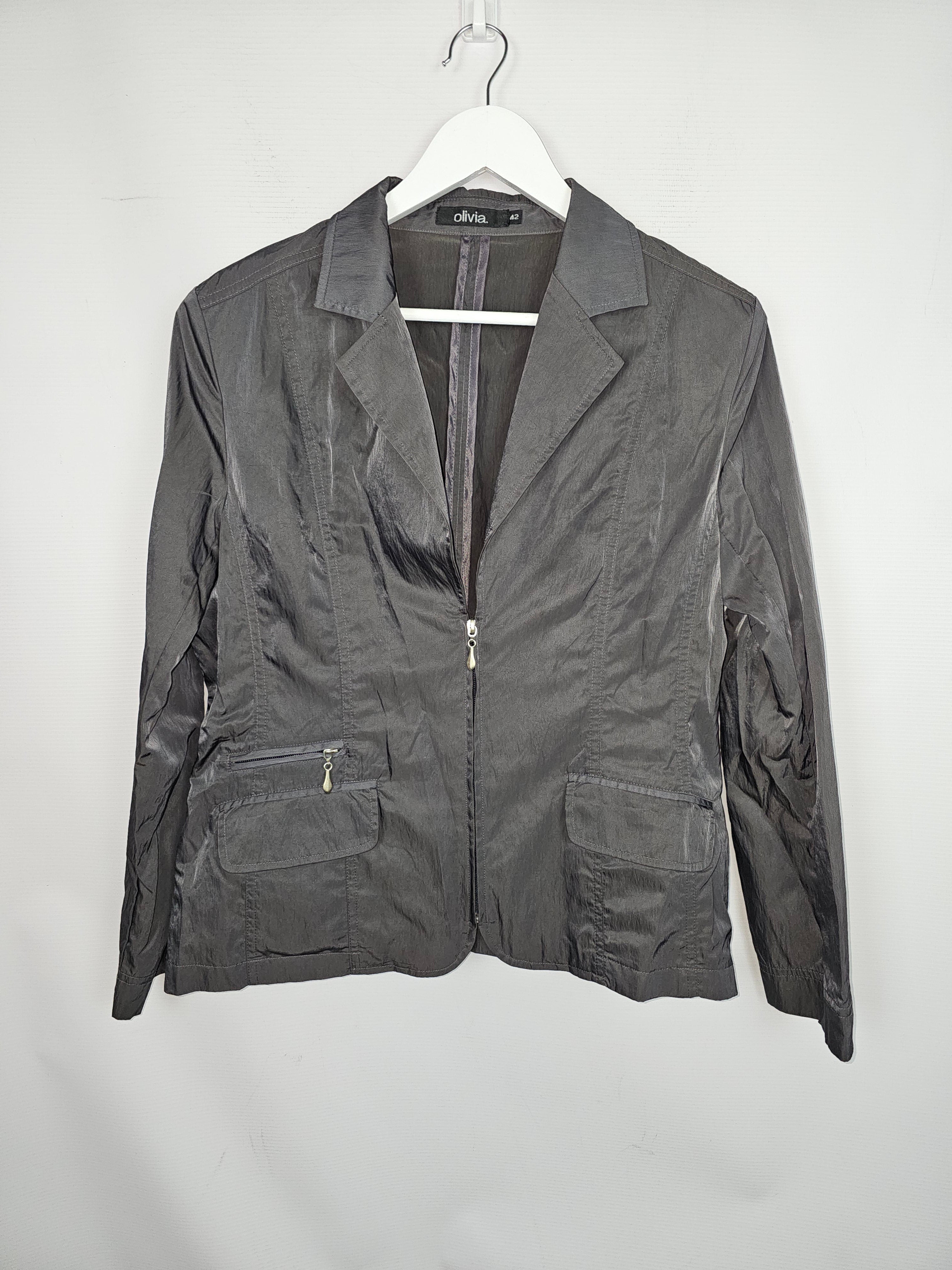 EK13261 Damen Blazer von Olivia, grau, Gr.42