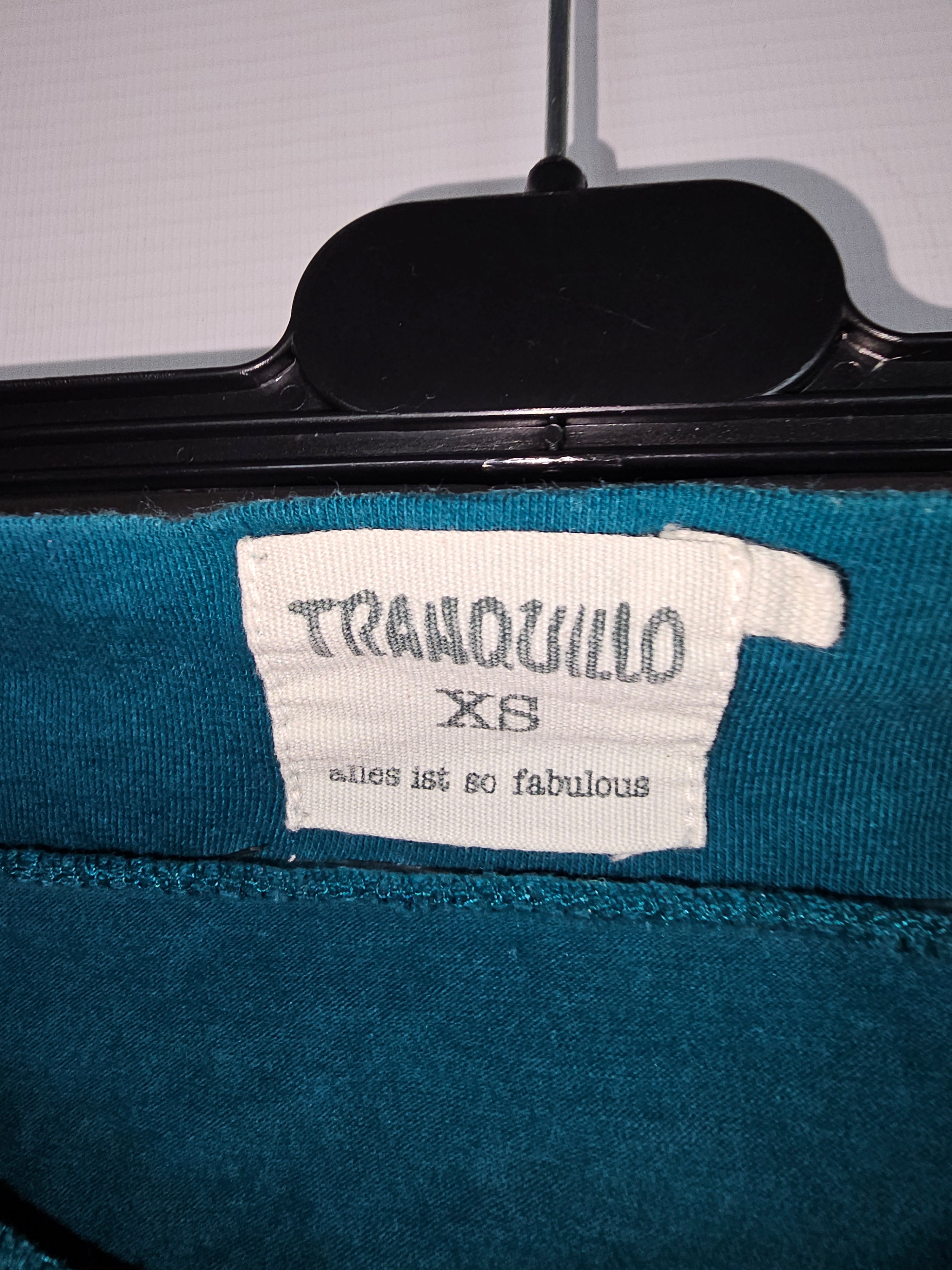 EK13266 Damen Top - Trägerlos von Tranquillo, Türkis, Gr.XS