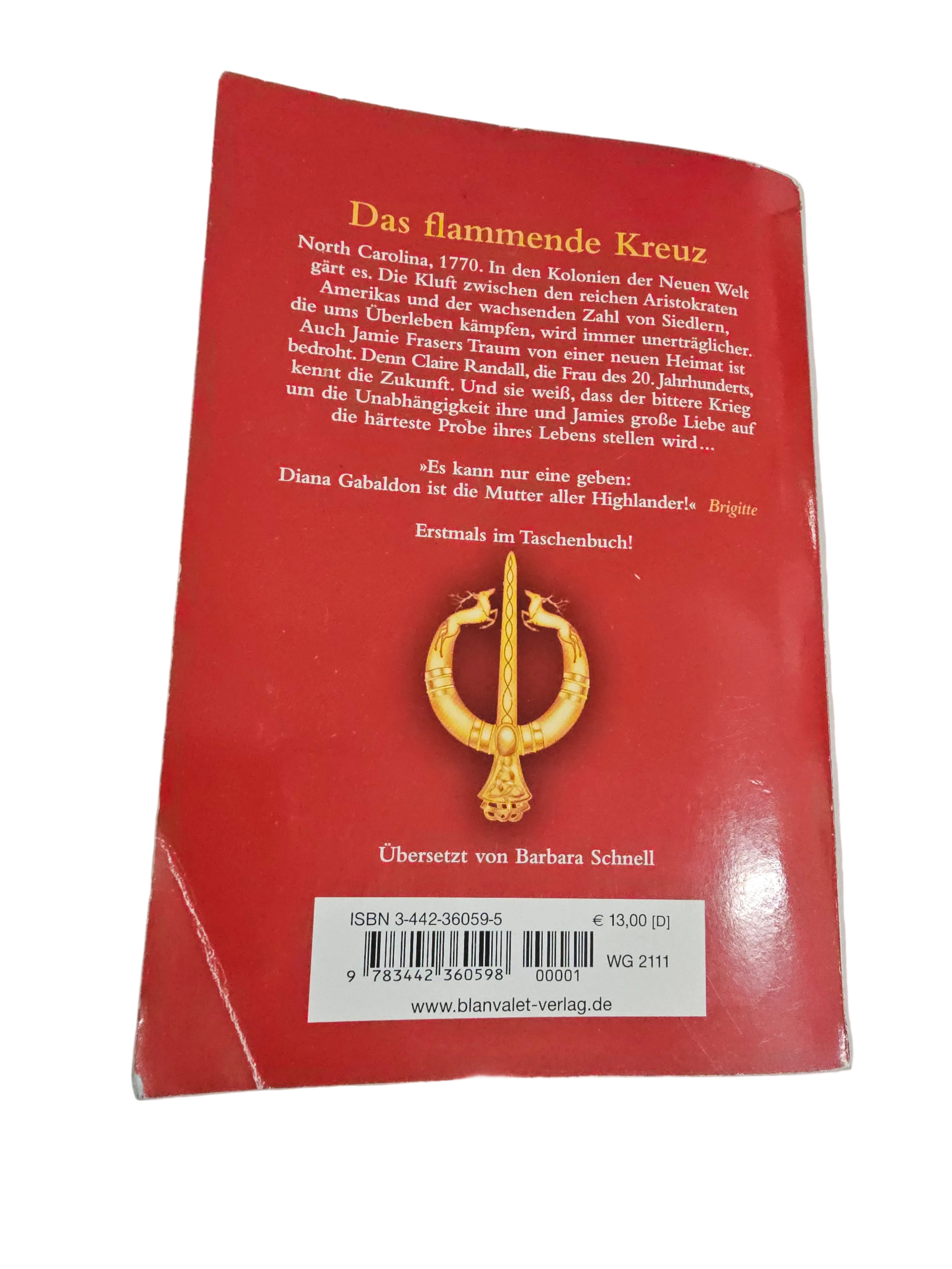 EB5642 Das Flammenwerfer Kreuz, Roman von Diana Gabaldon