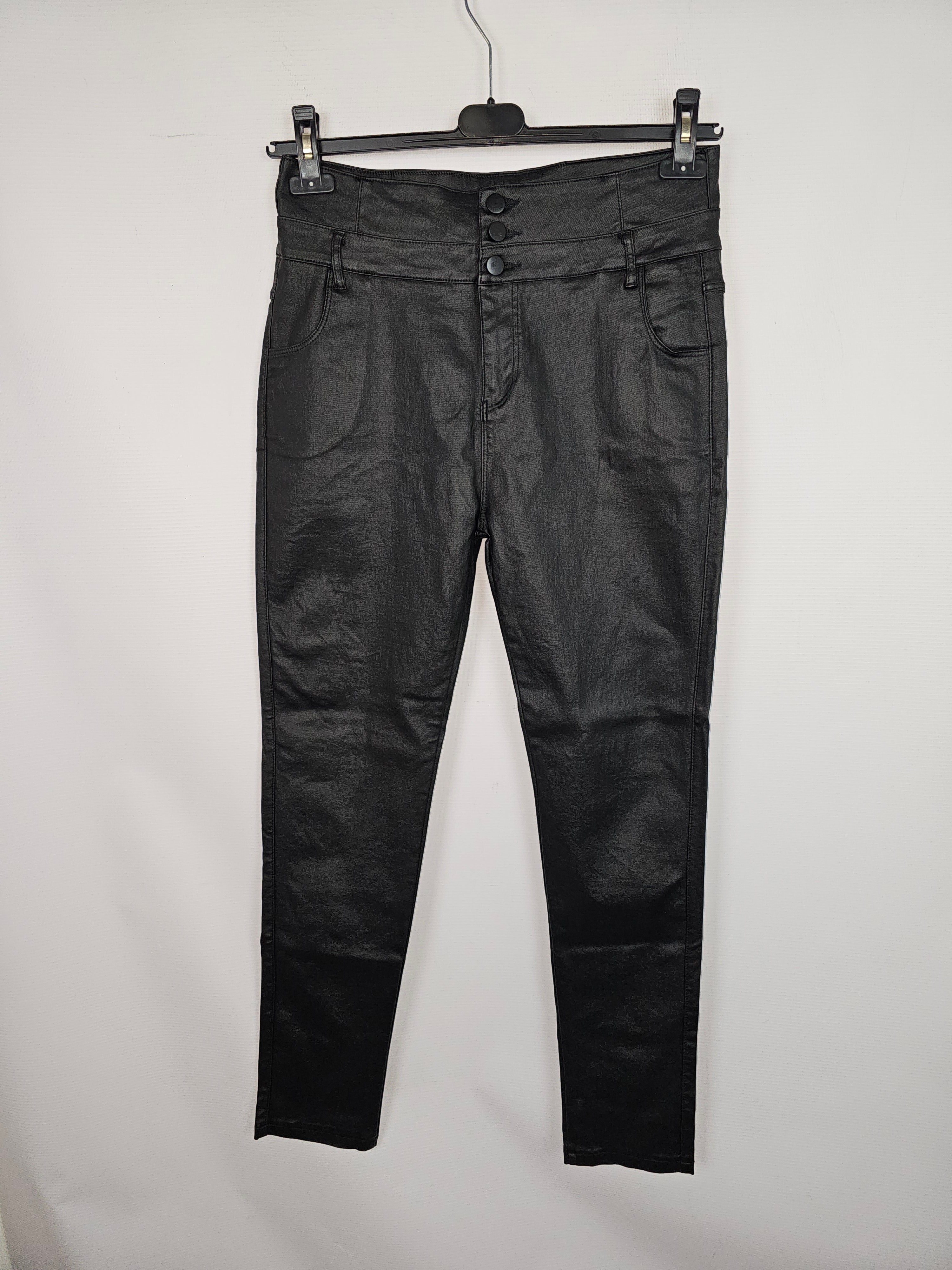 EK13274 Damen Lederhose, Schwarz, Gr. XL