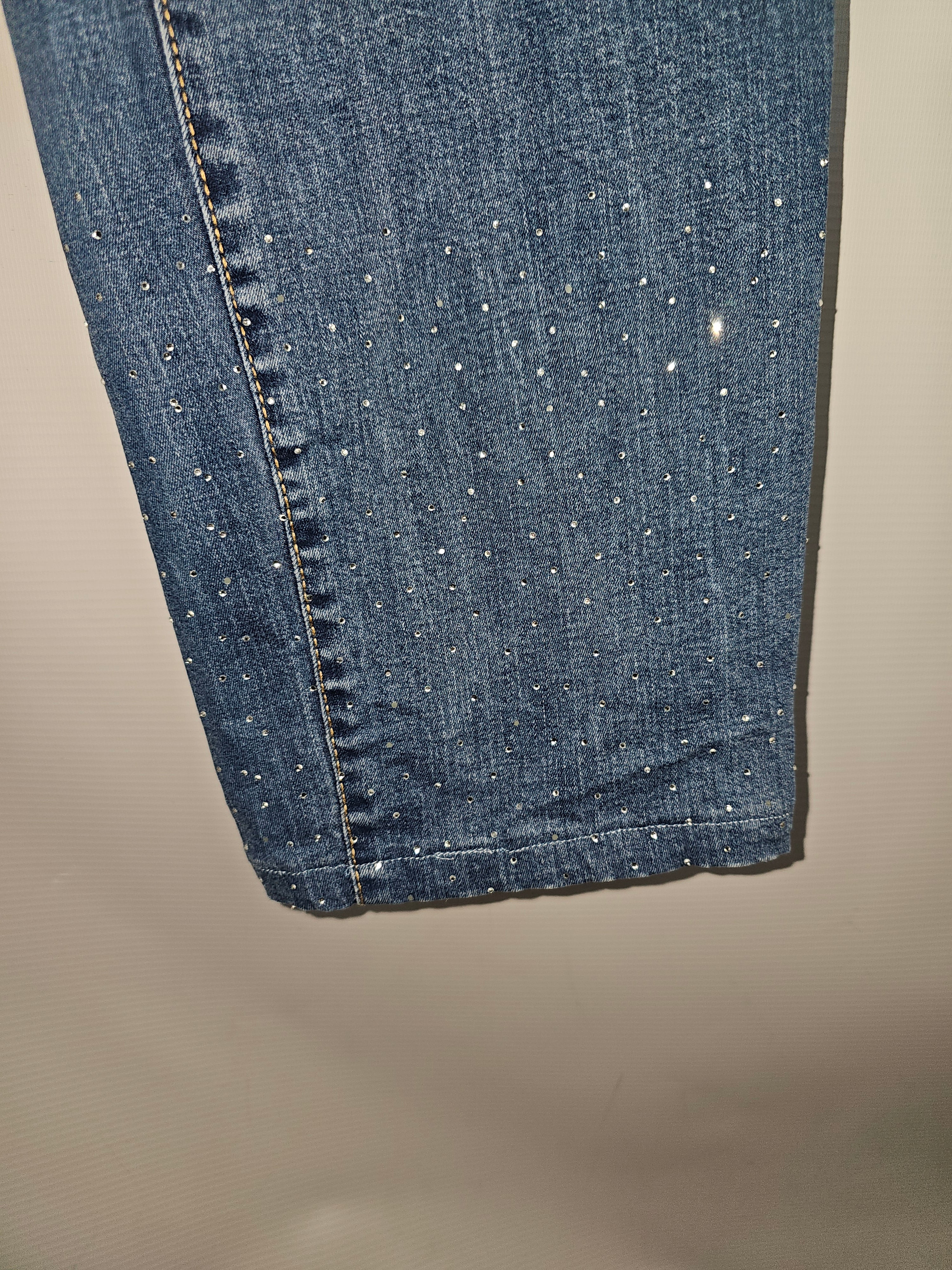 EK13286 Damen Hose von Gina Benotti, Blau, Gr. 50