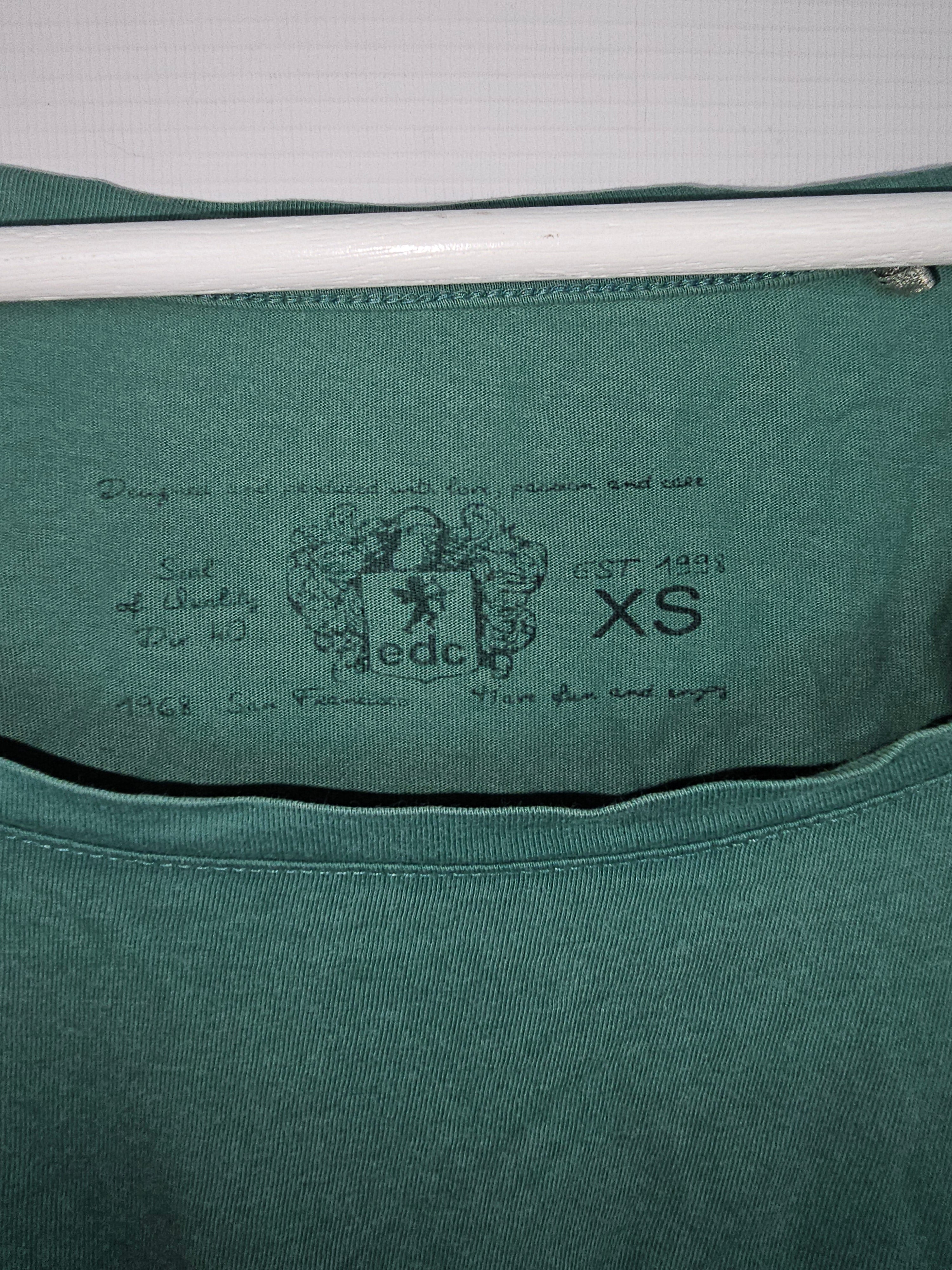 EK13272 Damen Langarmshirt von EDC, grün, Gr.XS